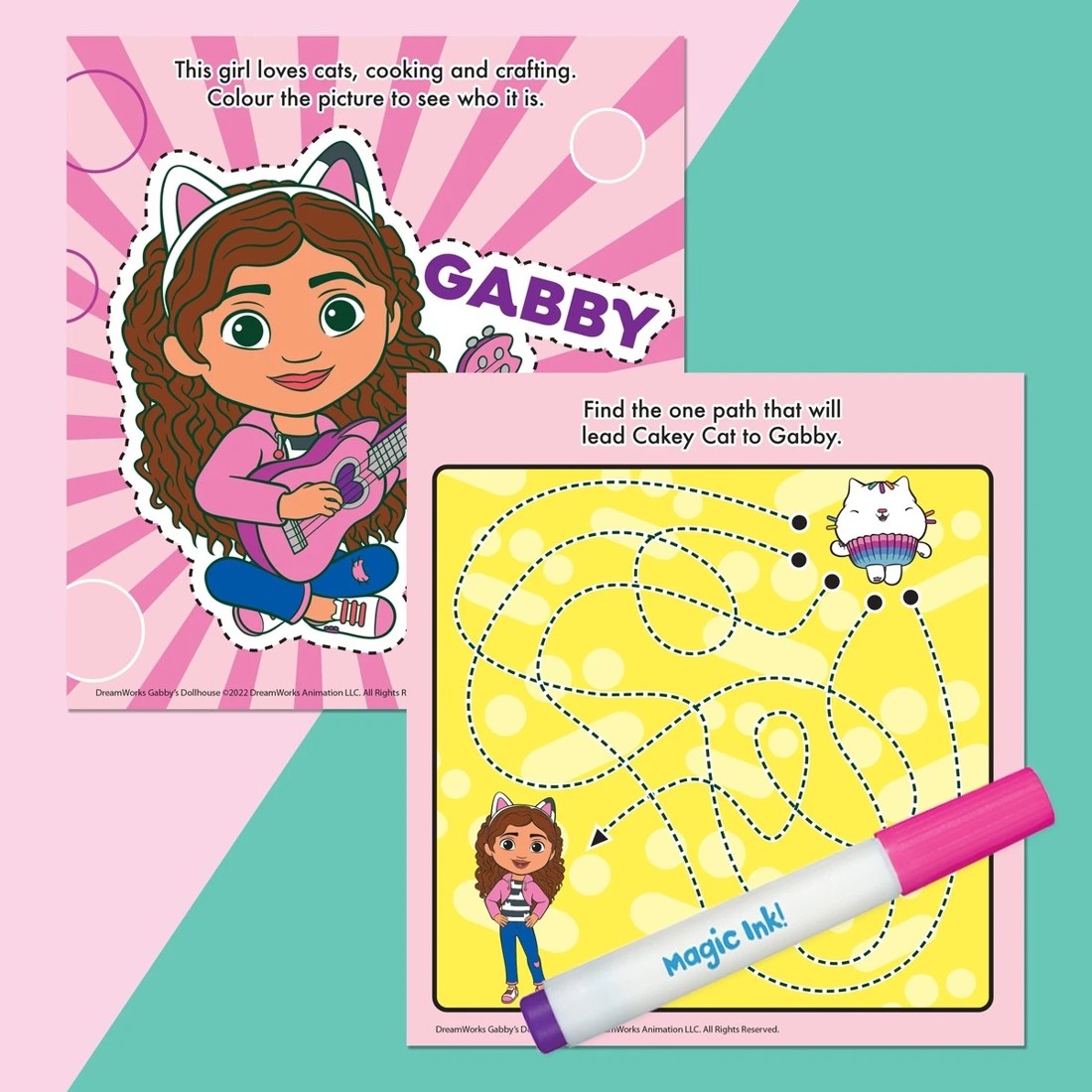 3 INKredibles DreamWorks Gabby’s Dollhouse Magic Ink Pictures - Book, 3 of 5