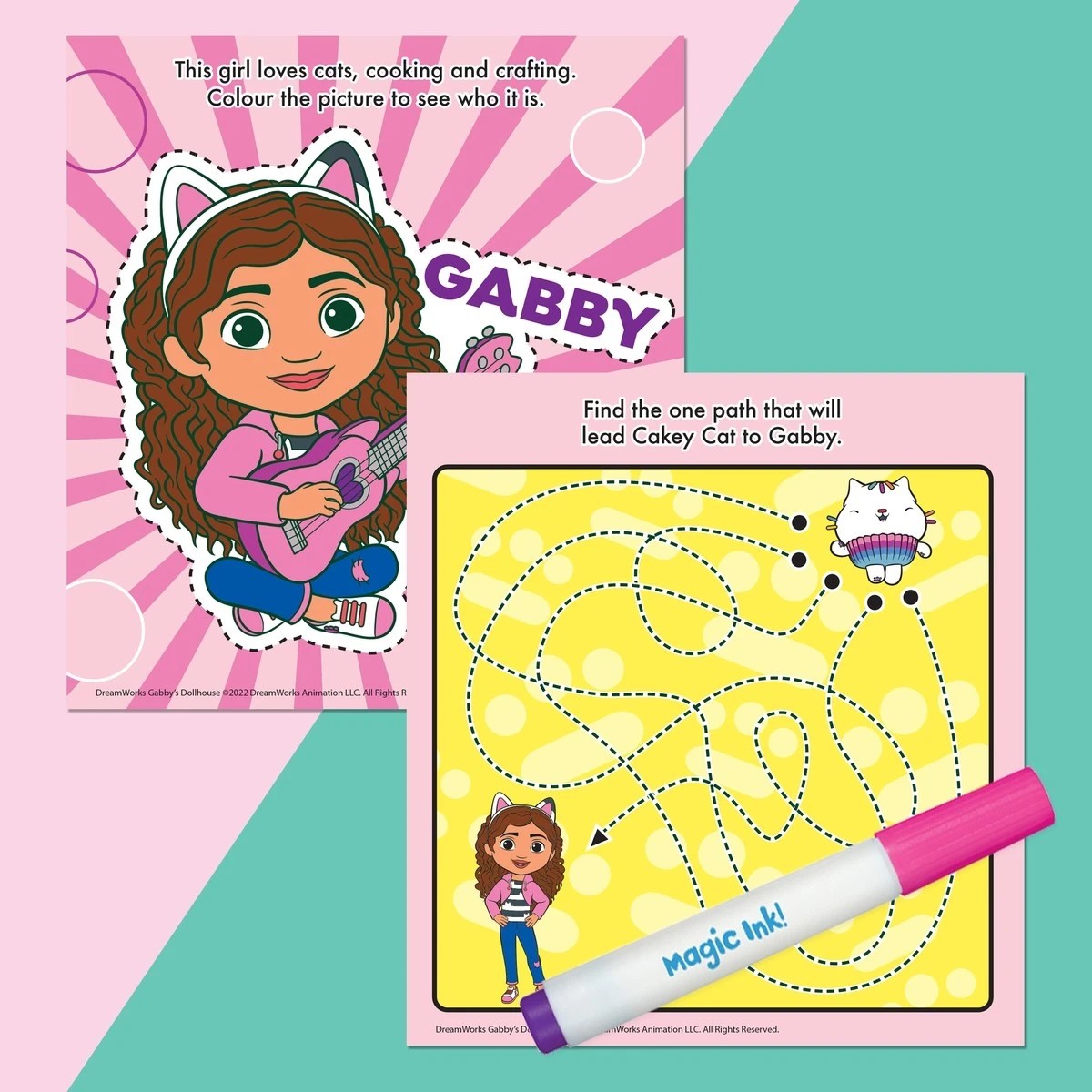 3 INKredibles DreamWorks Gabby’s Dollhouse Magic Ink Pictures - Book, 3 of 5