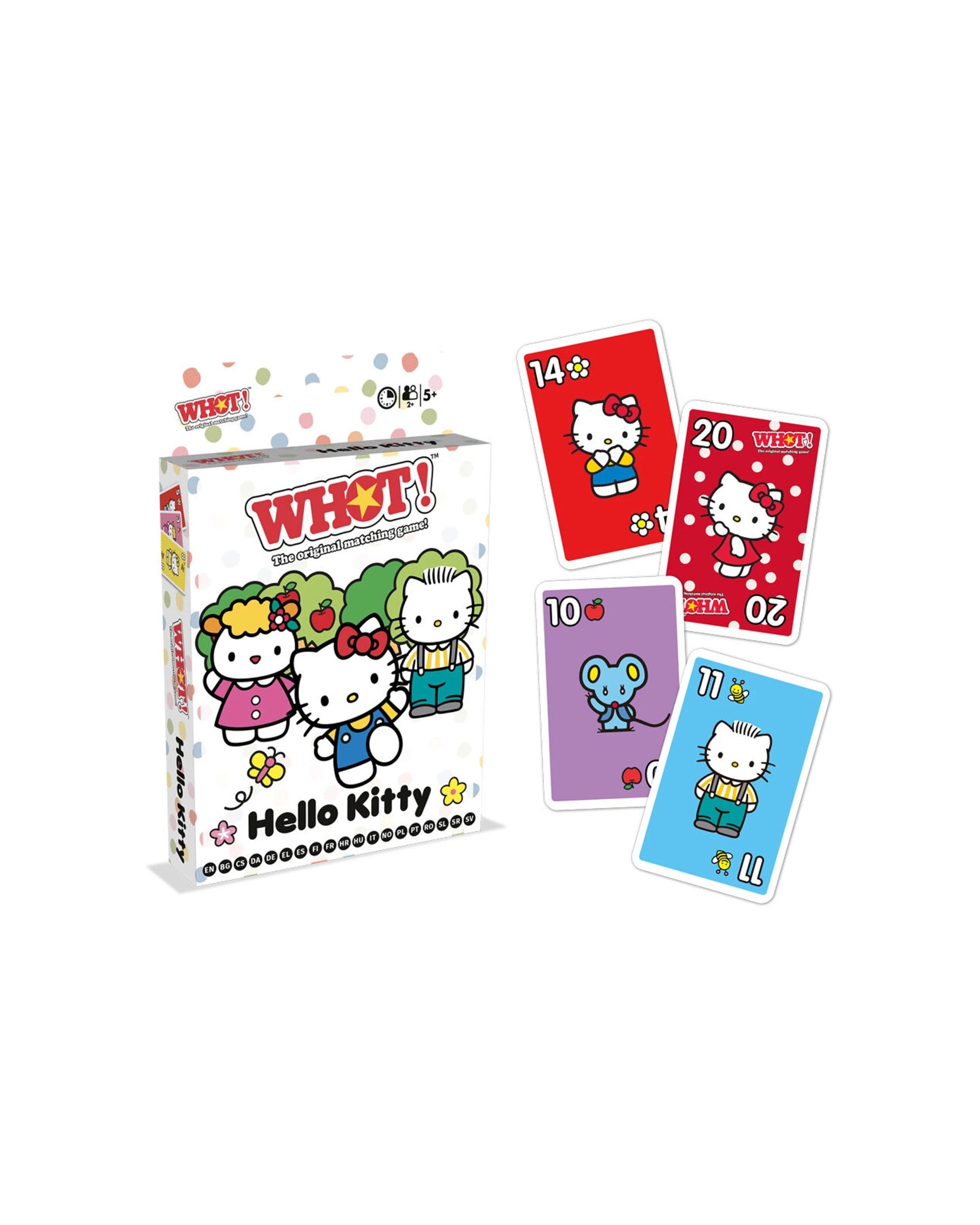 4 WHOT 2PK Hello Kitty Edition Family And Kids Fast Paced Card Game - Multi, 4 of 4