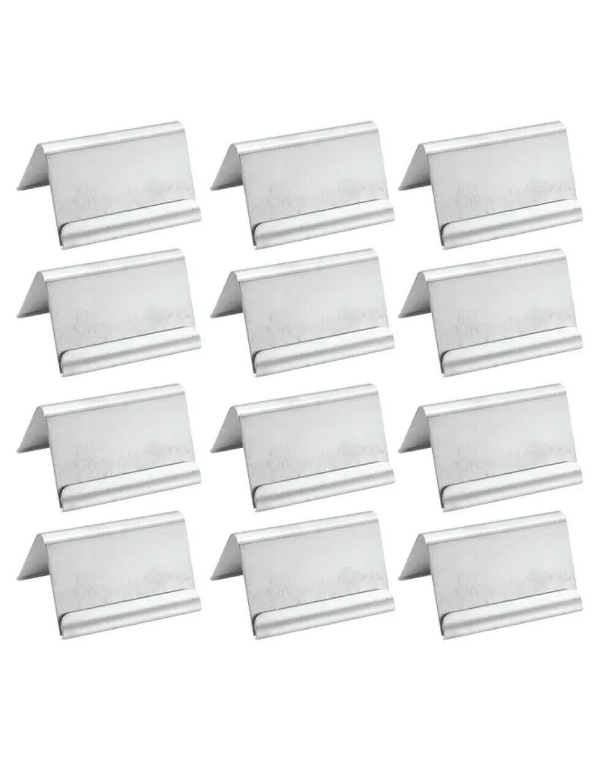 1 Trenton AFrame Stainless Steel Buffet Card Holder 60mm  Set of 12, 1 of 1