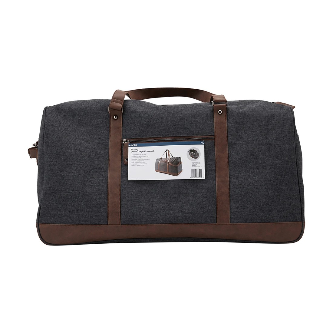 5 Fitzroy Duffle - Large, Charcoal, 5 of 5