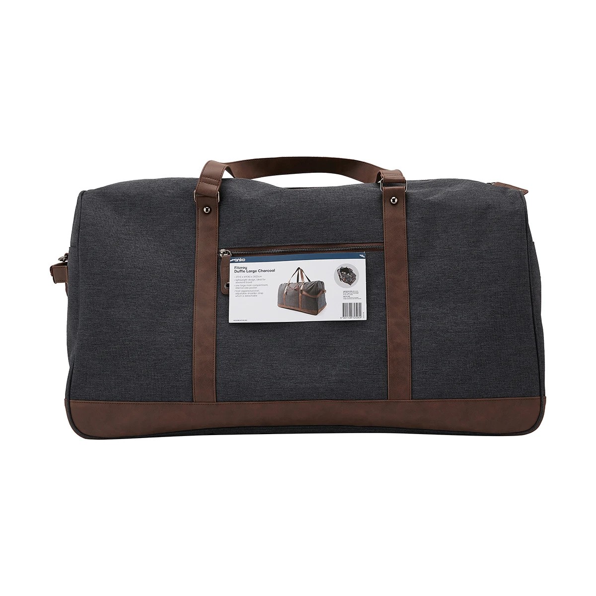 5 Fitzroy Duffle - Large, Charcoal, 5 of 5