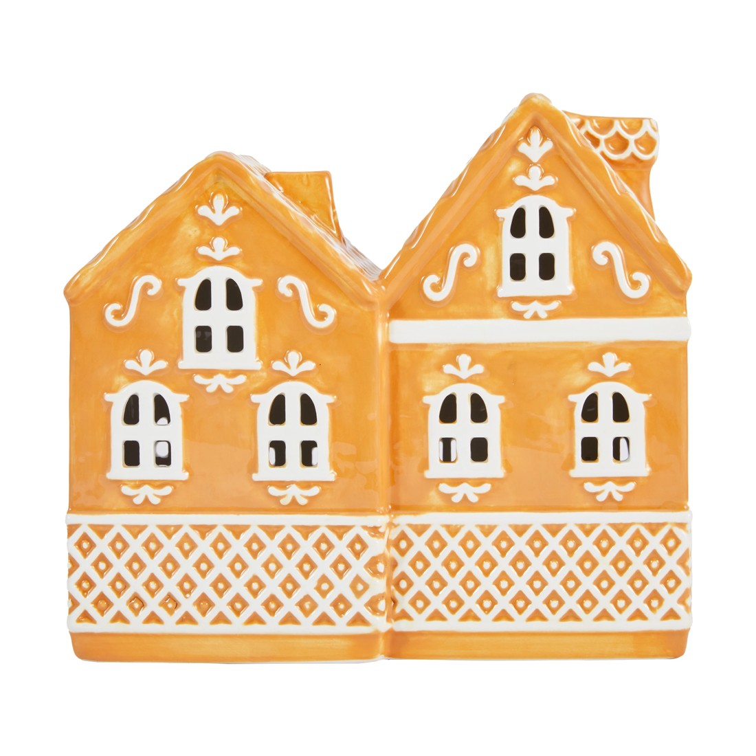 5 Light Up Ceramic Gingerbread Stores, 5 of 6