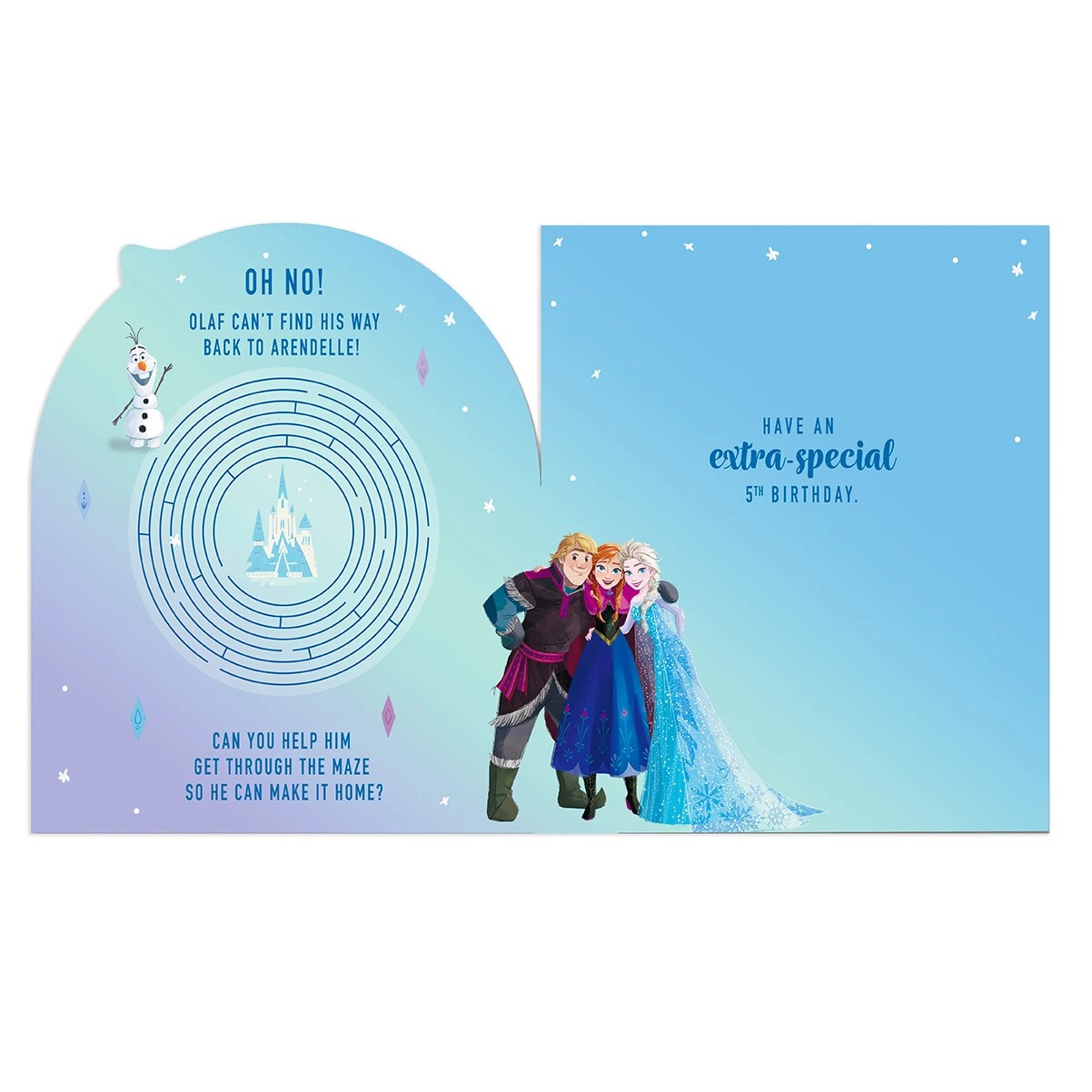 2 Hallmark 5th Birthday Card - Frozen, 2 of 3