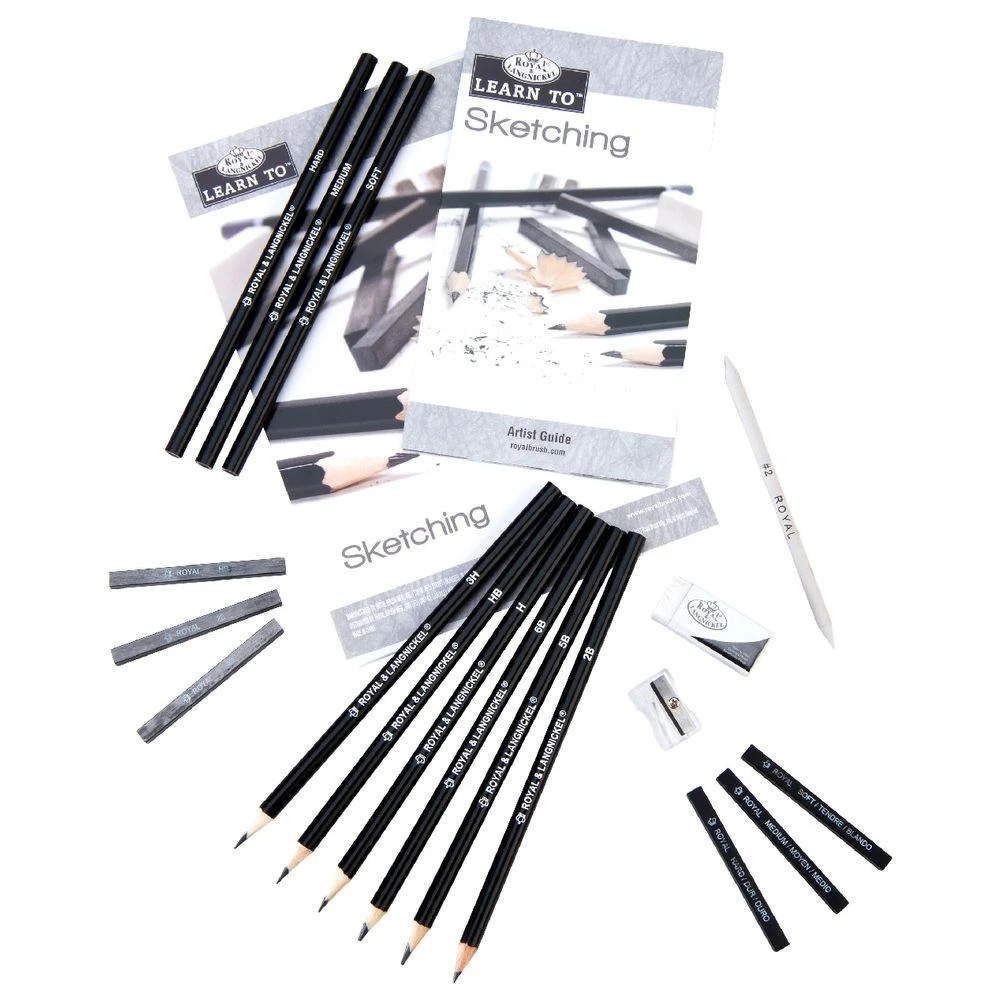 4 Royal & Langnickel Learn To Sketch Set 31 Pieces, 4 of 9