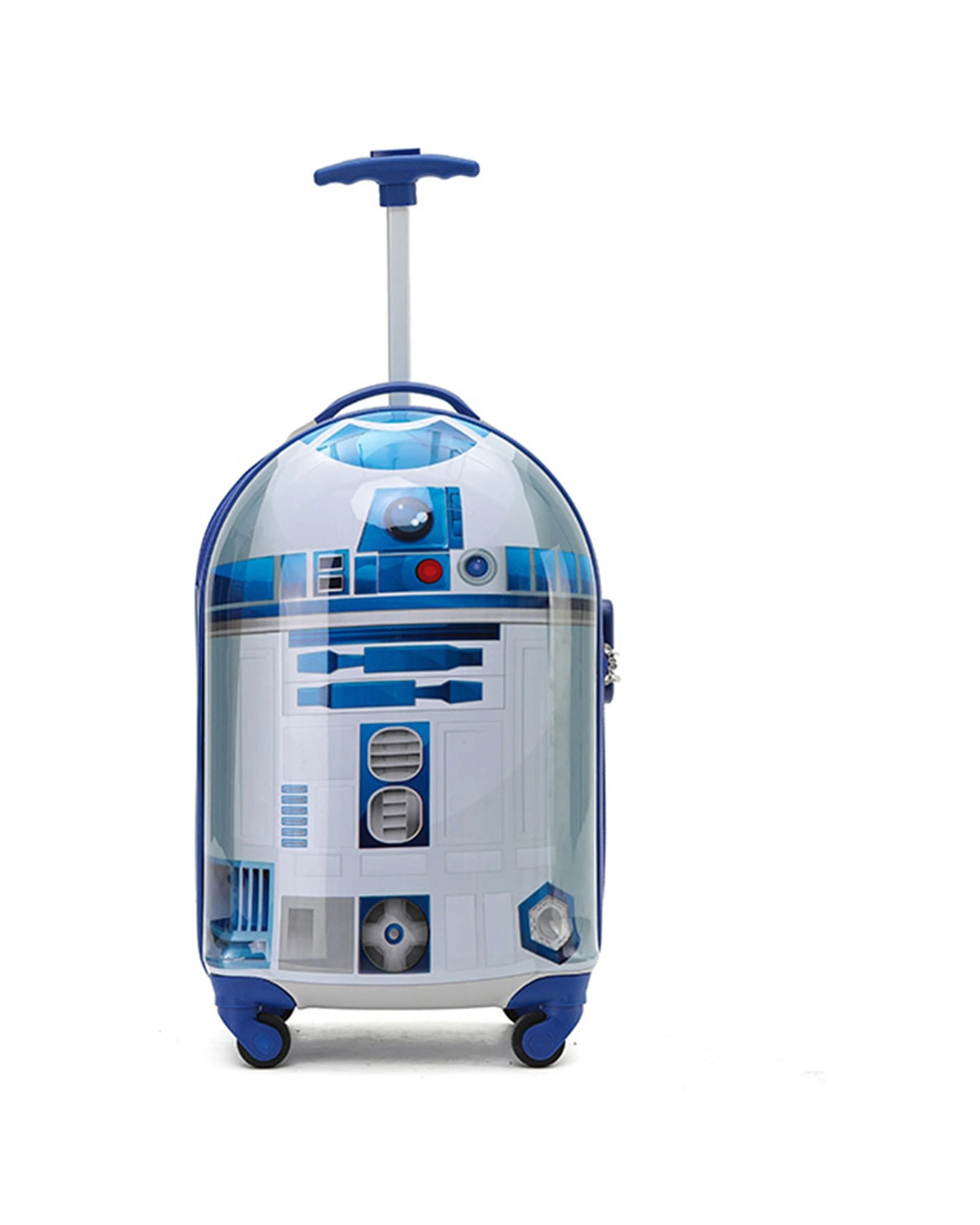 1 Star Wars R2D2 Cabin Trolley Wheeled Suitcase Luggage Travel Bag - Multi, 1 of 4