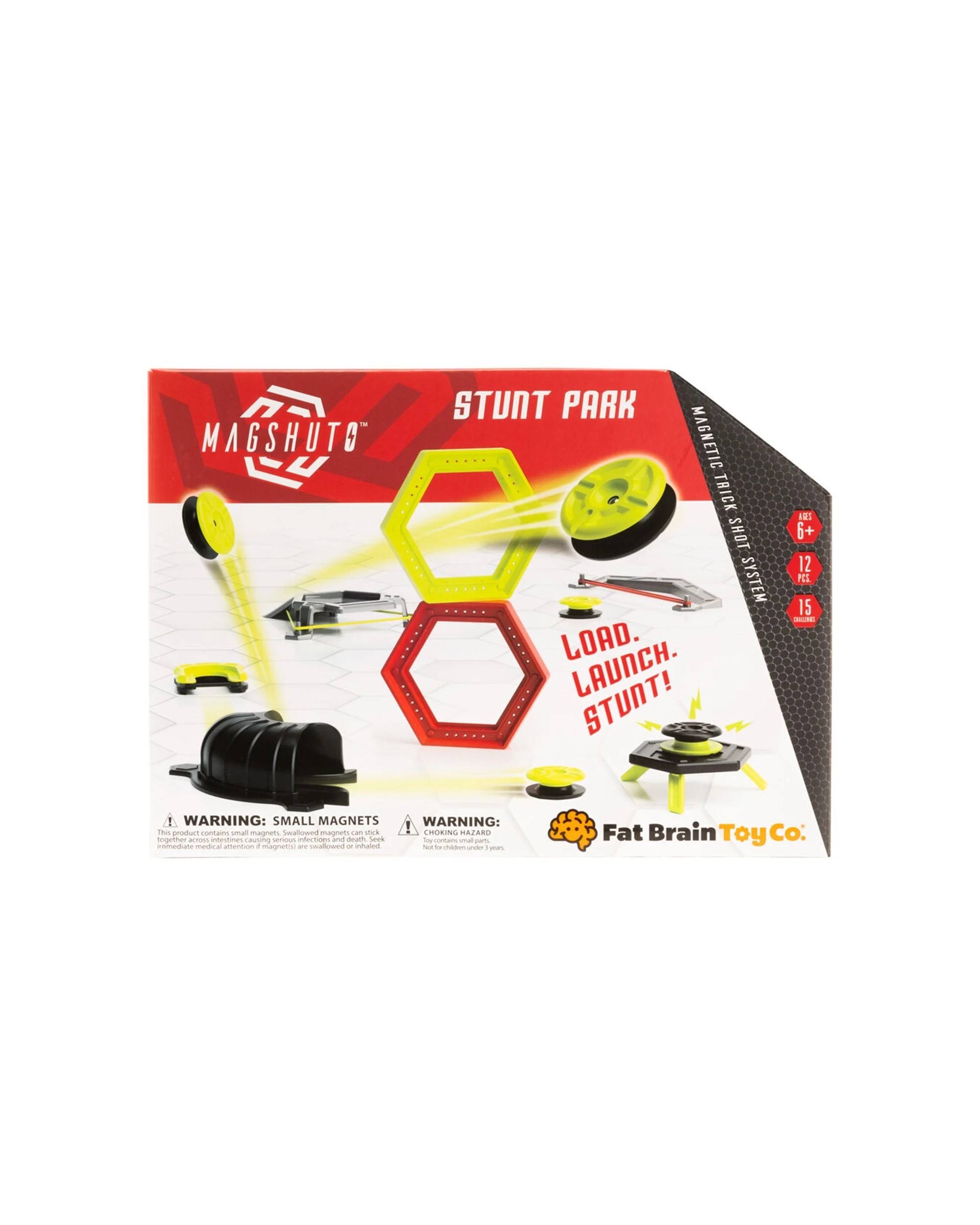 1 TOMY 12pc Magshuto Magnetic Trick Shot Stunt Park Kids Toy Set - Multi, 1 of 3