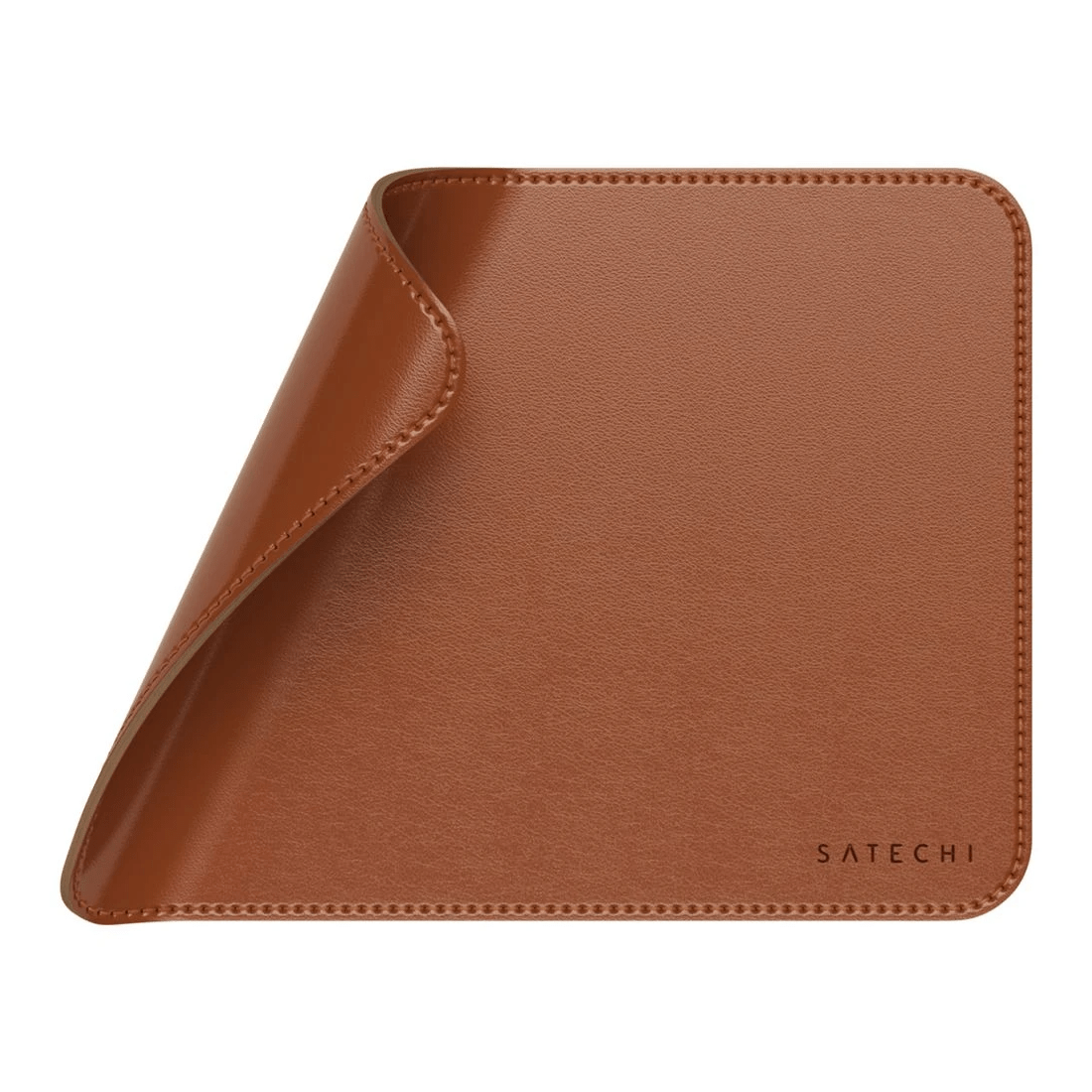 3 Satechi Vegan Leather Mouse Pad Brown, 3 of 5