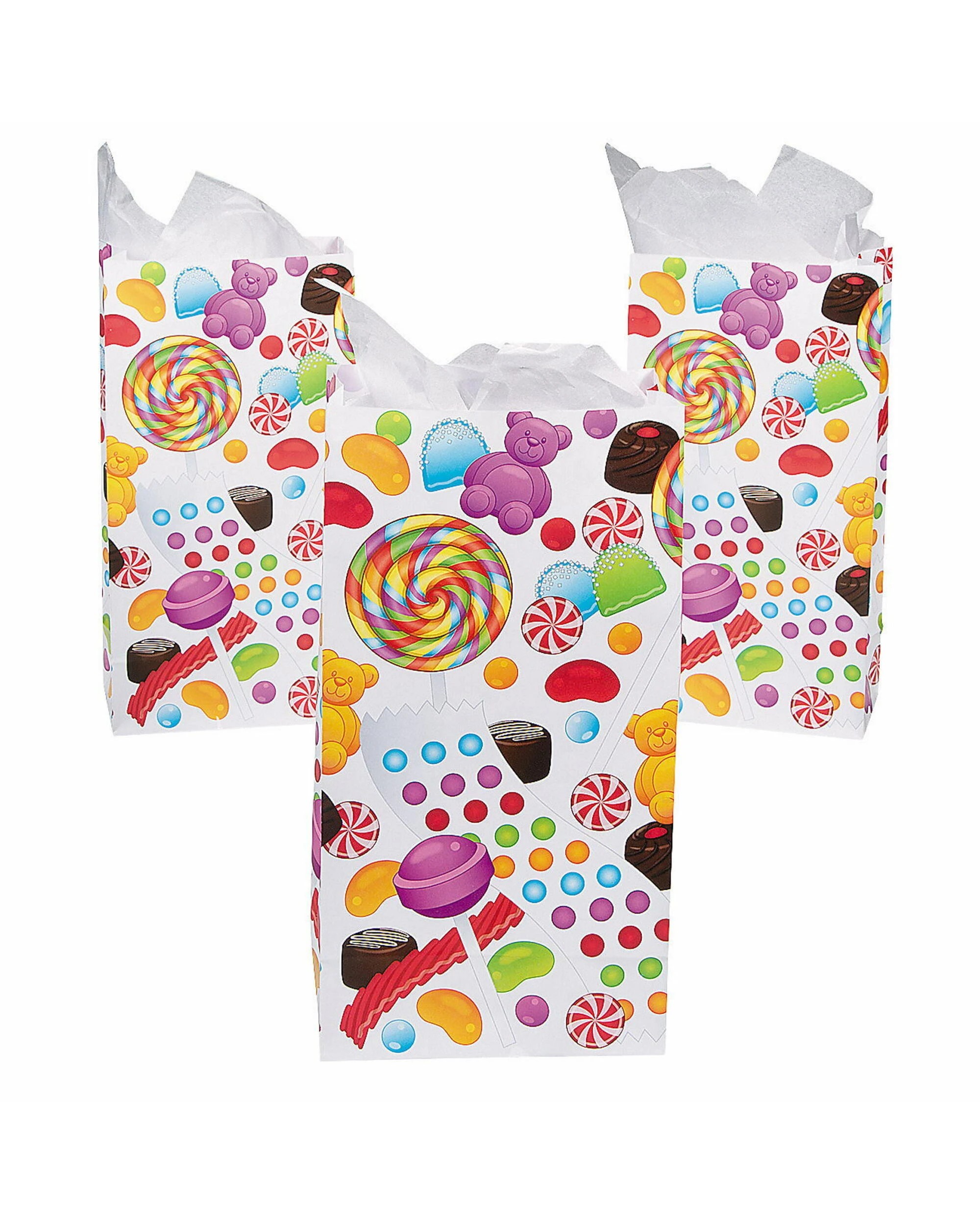 Oriental Trading Sweet Treats Paper Party Bags Pack of 12 - Multi - Kmart