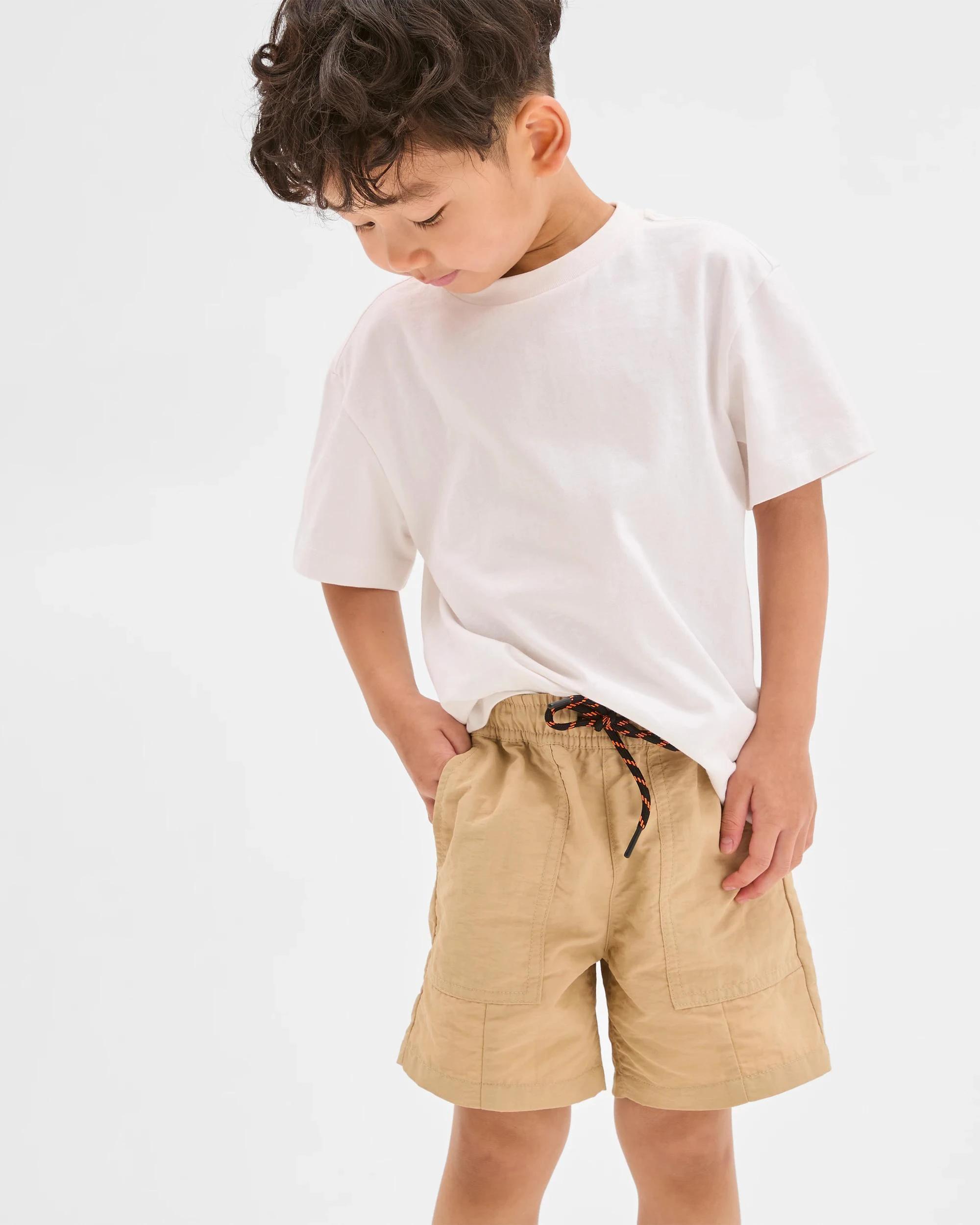 1 Target Nylon Volley Shorts TAN, 1 of 7