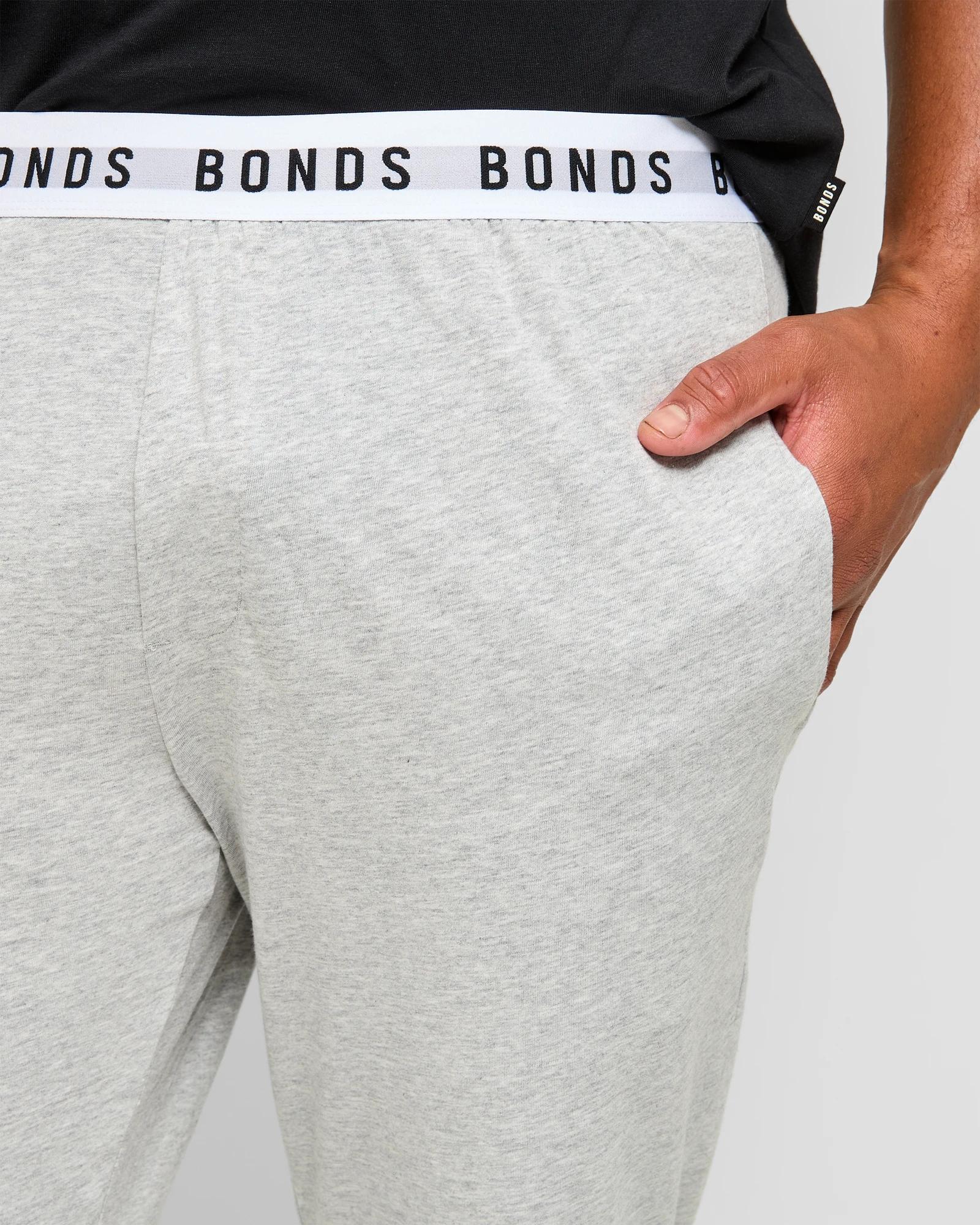 5 Australian Cotton Sleep Pants - Bonds GREY MARLE, 5 of 5