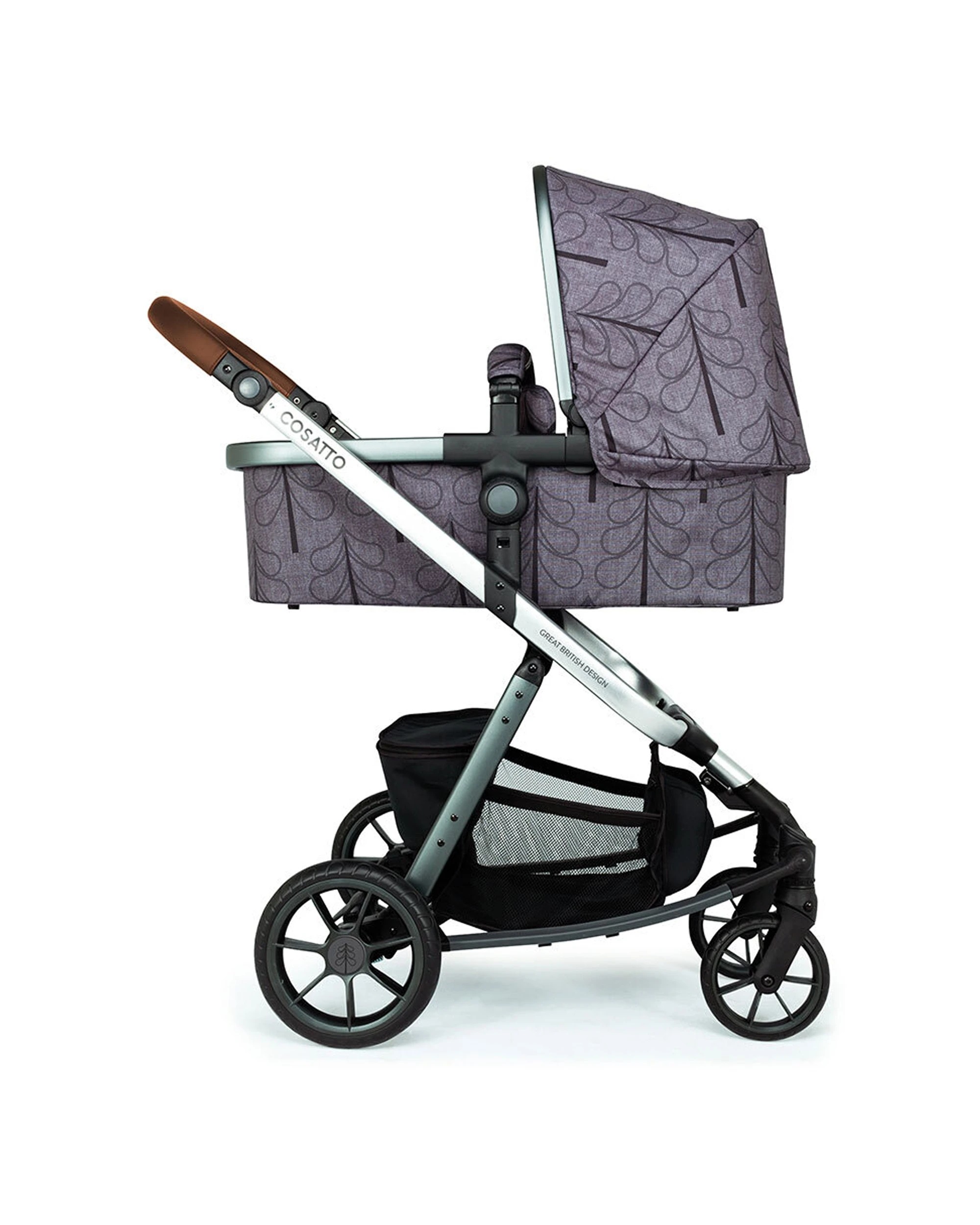 2 Cosatto Giggle Quad Pram & Push Chair 0m+ Reversible Seat Premium Fika Forest - Multi, 2 of 7