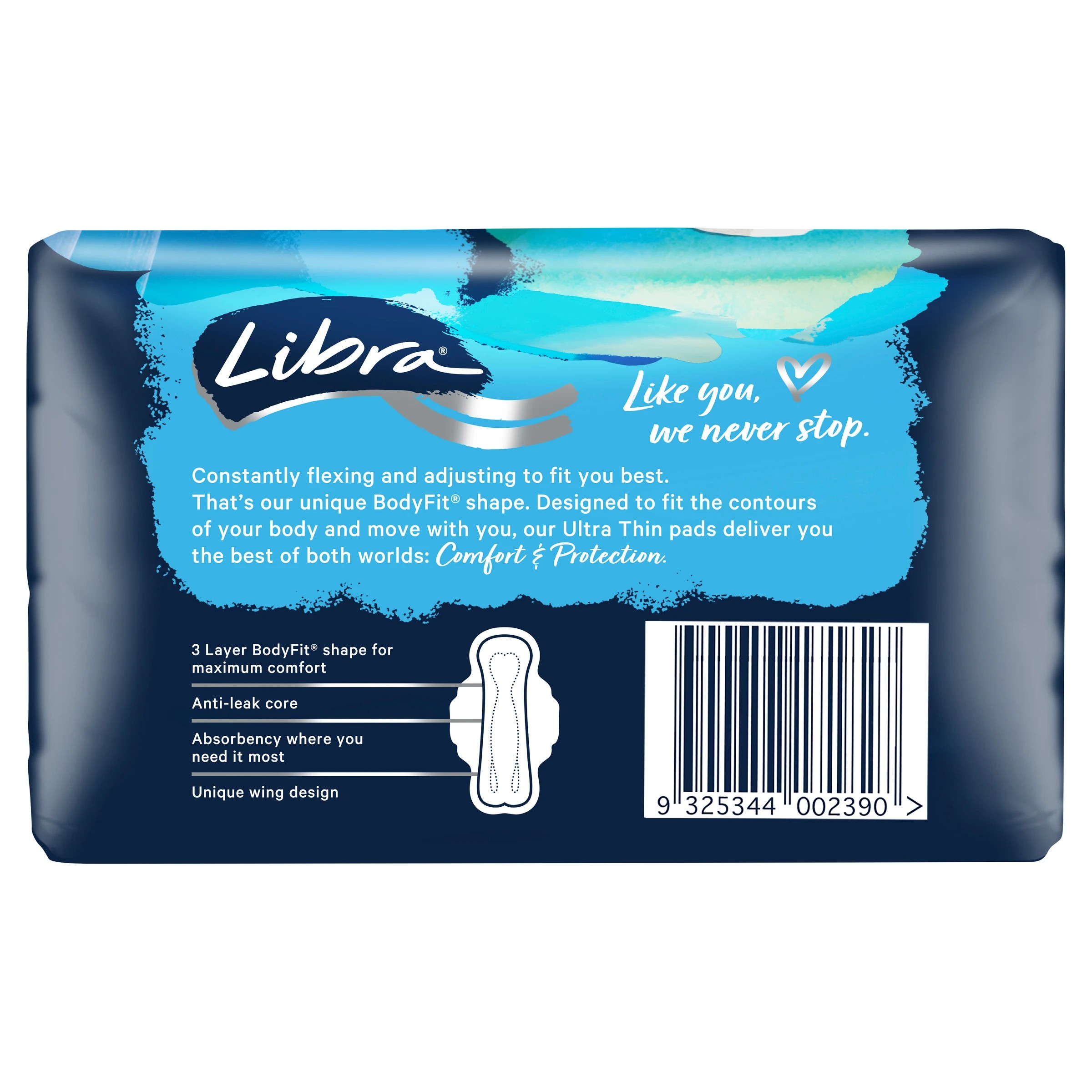 3 Libra 20 Pack Ultra Thin Regular Pads, 3 of 3