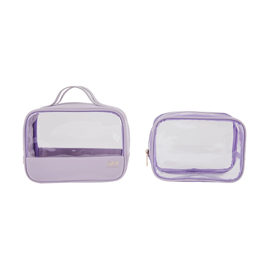 2 OXX Cosmetics 2 Piece Makeup Bag Set - Purple, 2 of 5