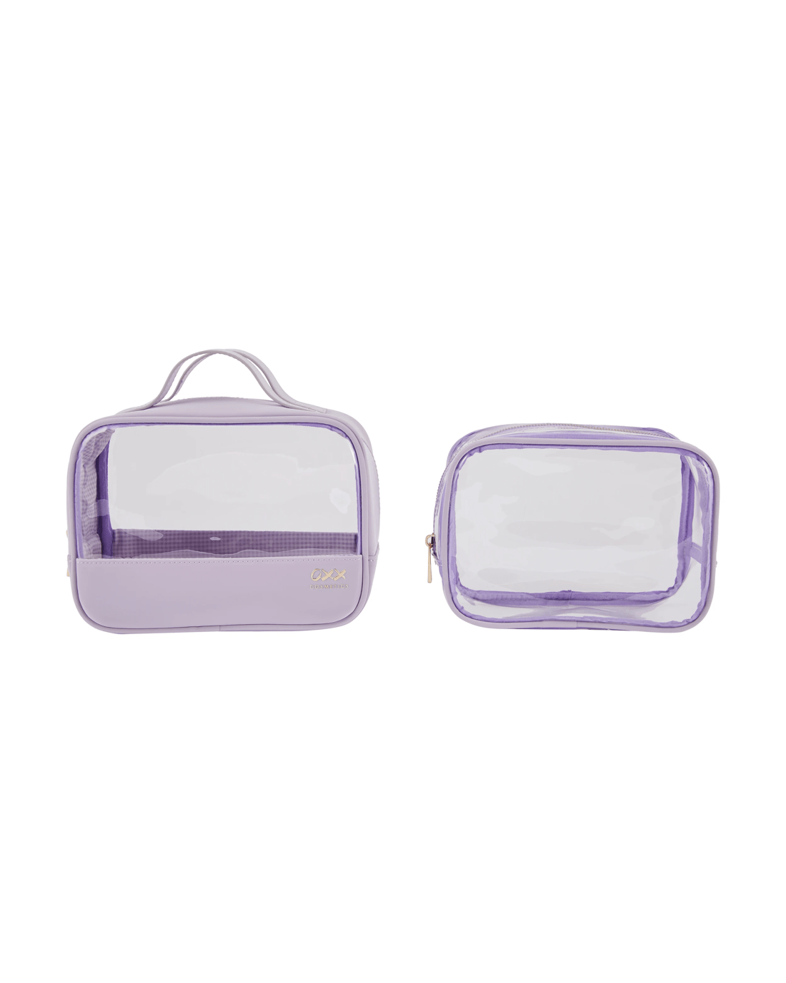 2 OXX Cosmetics 2 Piece Makeup Bag Set - Purple, 2 of 5