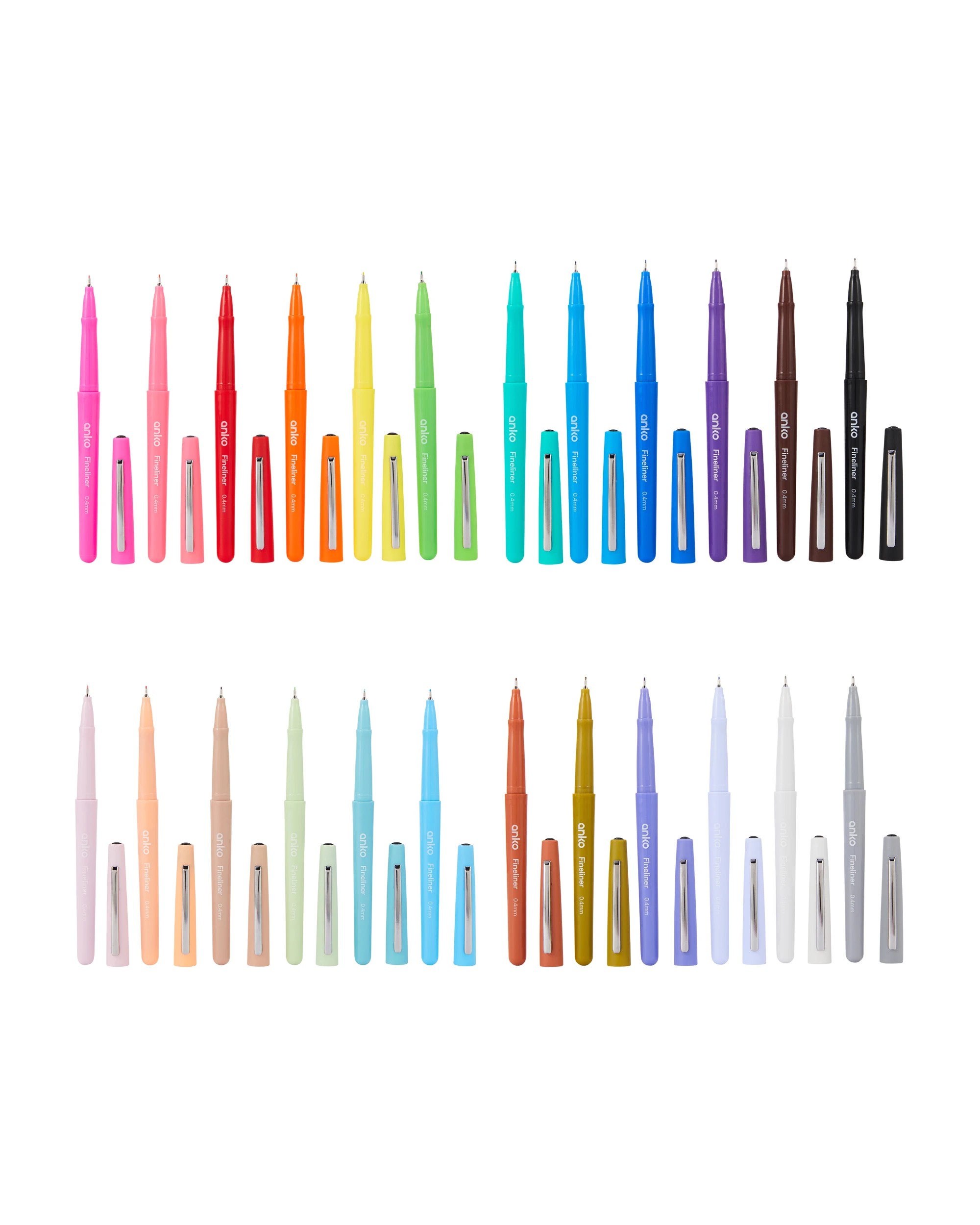 4 24 Pack Colour Fine Line Pens, 4 of 7
