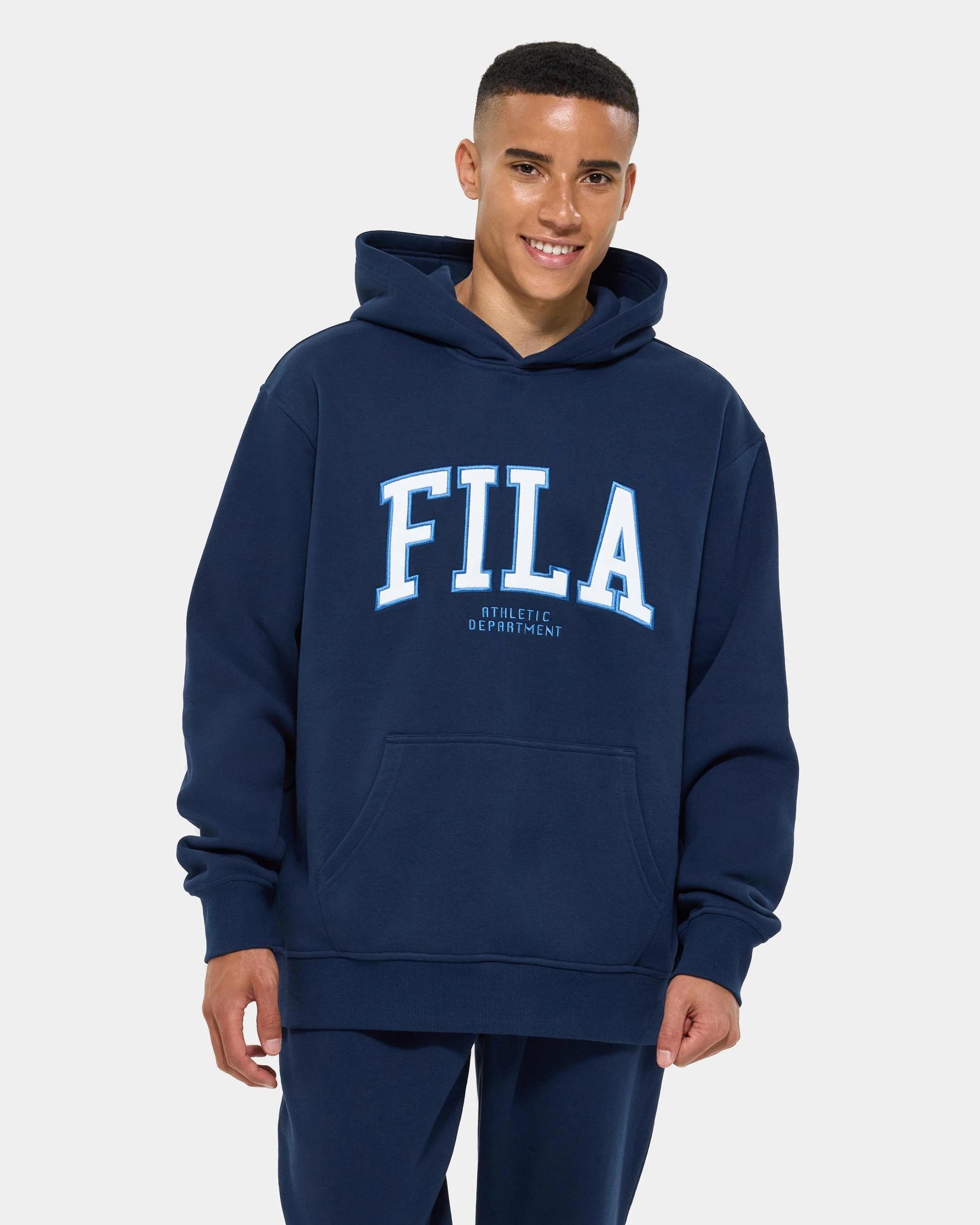 1 Fila Heavyweight Graphic Hoodie BLUE, 1 of 7
