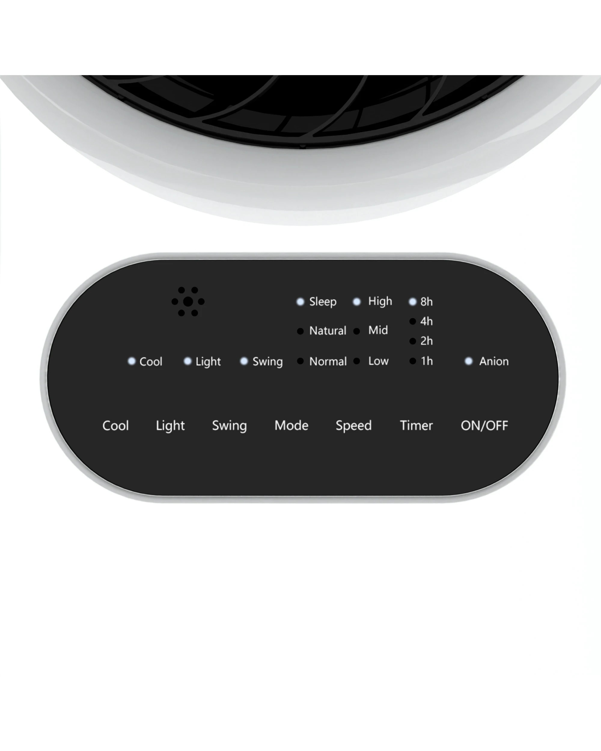 7 Advwin 3 in 1 Evaporative Air Cooler Portable 3.5L Air Conditioner Bladeless Fan with 2 Ice Box, White, 7 of 7