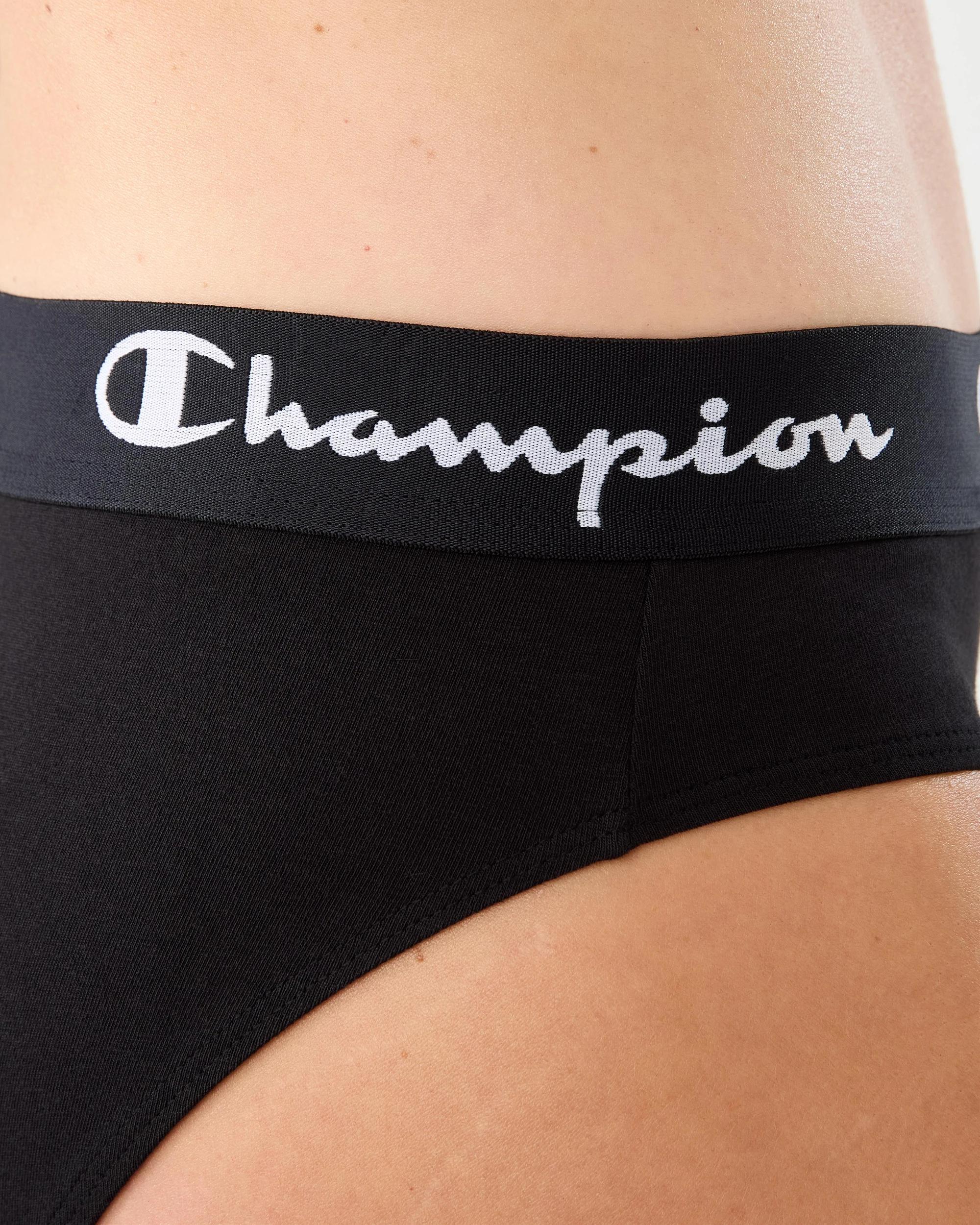 5 2 Pack Champion Womens Briefs Navy Black, 5 of 7