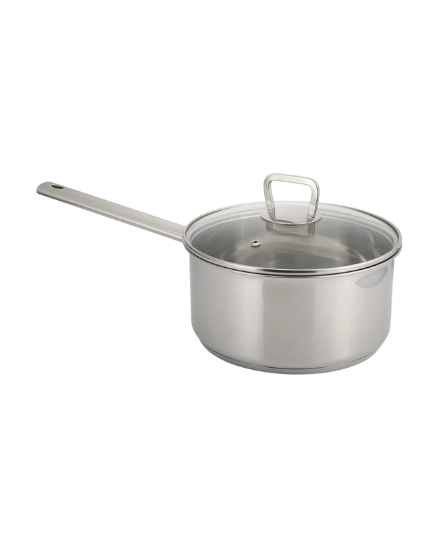 20cm Stainless Steel Saucepan with Aluminium  