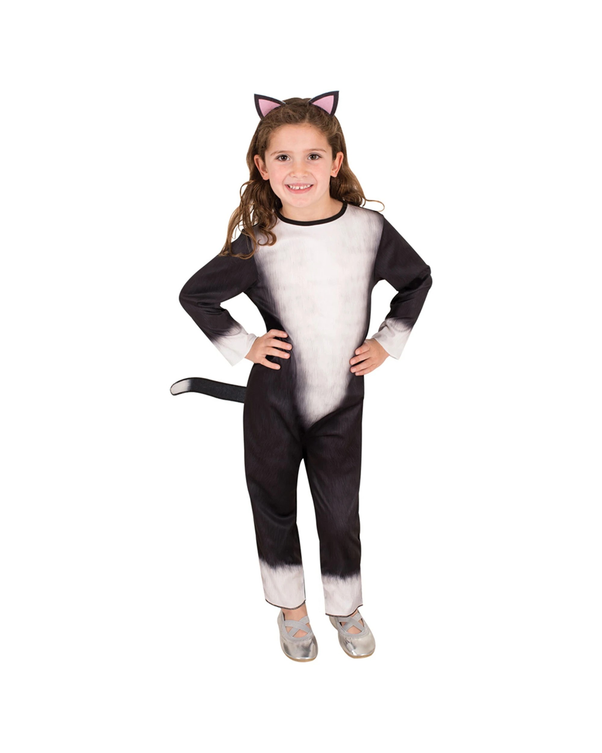 2 Rubies Cat Jumpsuit Costume Party Dress-Up M - Pattern, 2 of 3