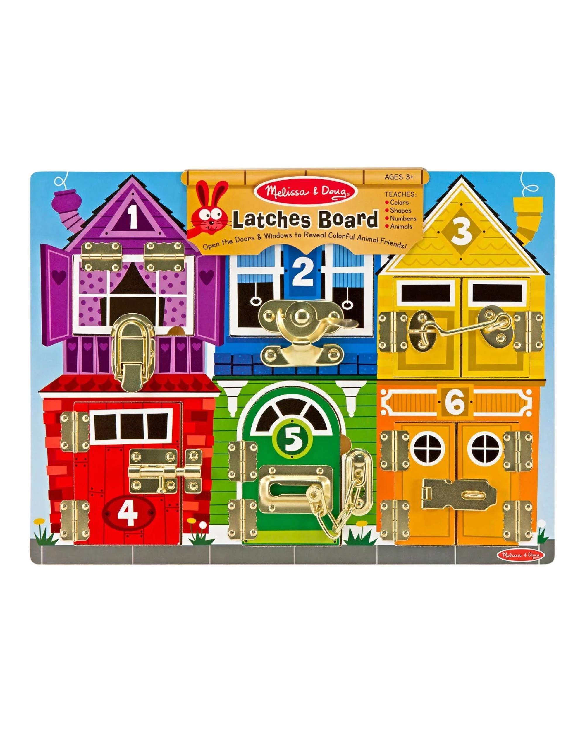 1 Melissa and Doug Wooden Latches Board, 1 of 8