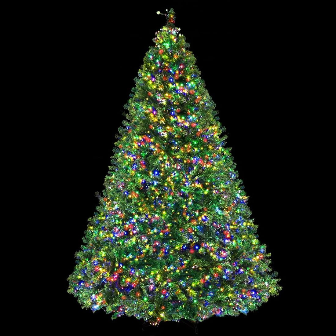 3 Jingle Jollys Christmas Tree 2.4m Xmas Tree Decoration 8 Light Mode Multi Colour Lush Foliage Sturdy Stand
 - green, 3 of 5