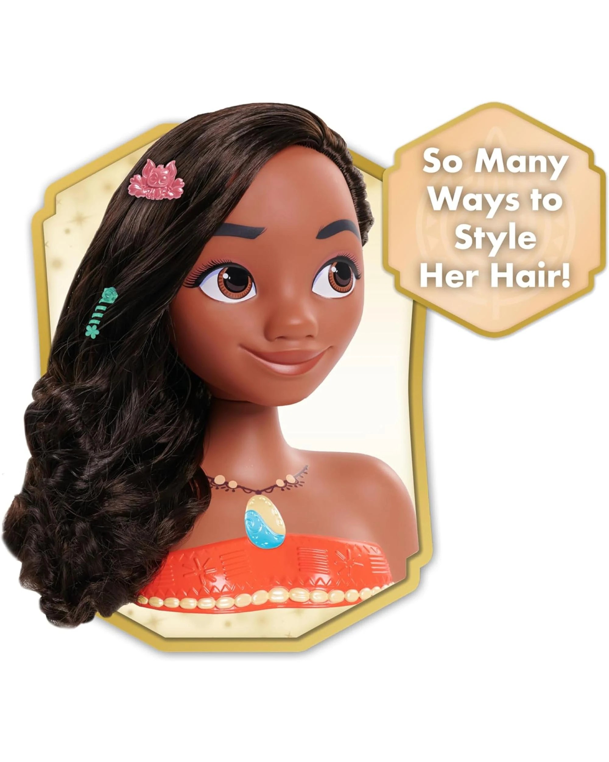 4 Disney Princess Moana Styling Head, 4 of 6