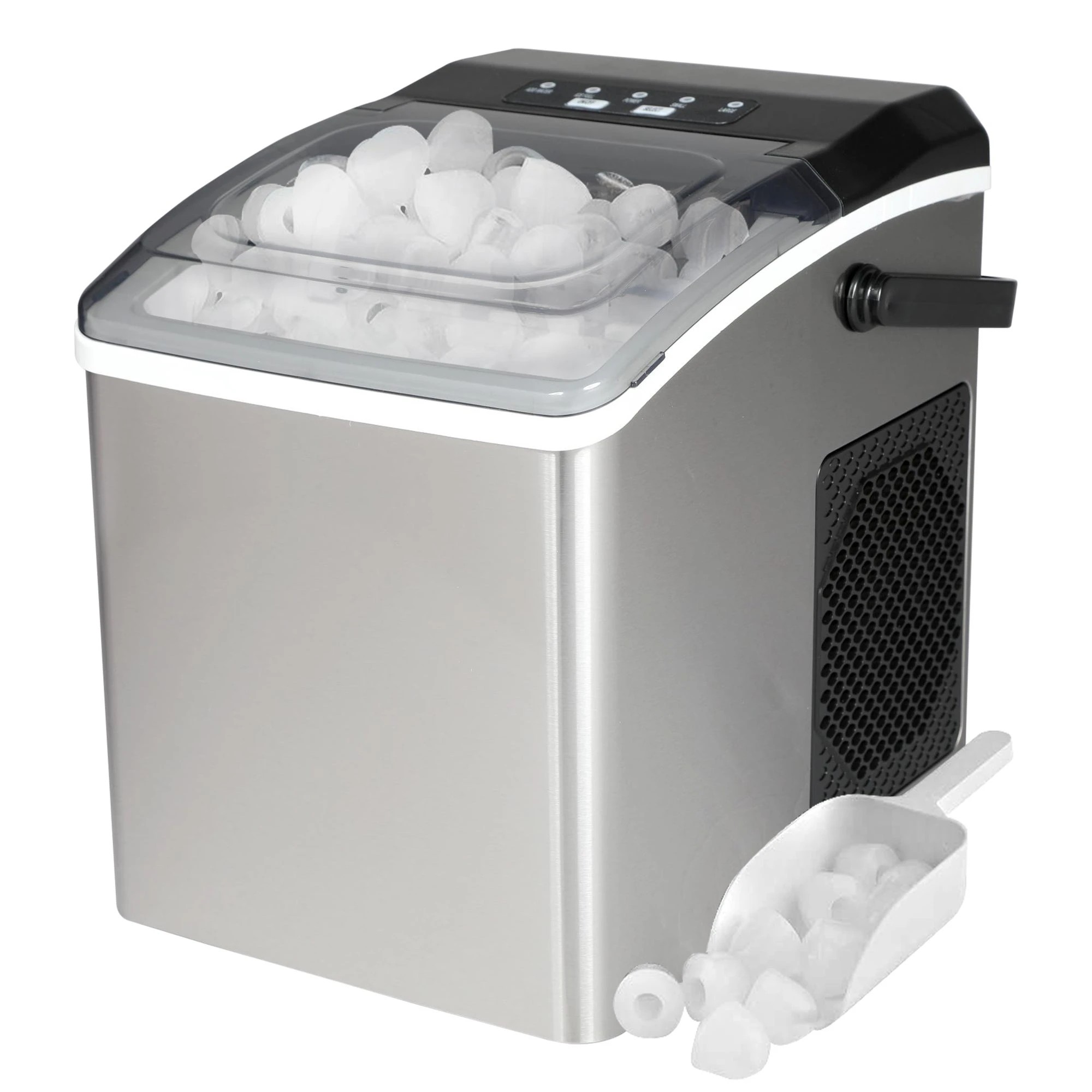 9 Koolatron Portable Ice Maker 11.7kg Stainless Steel - Silver, 9 of 9