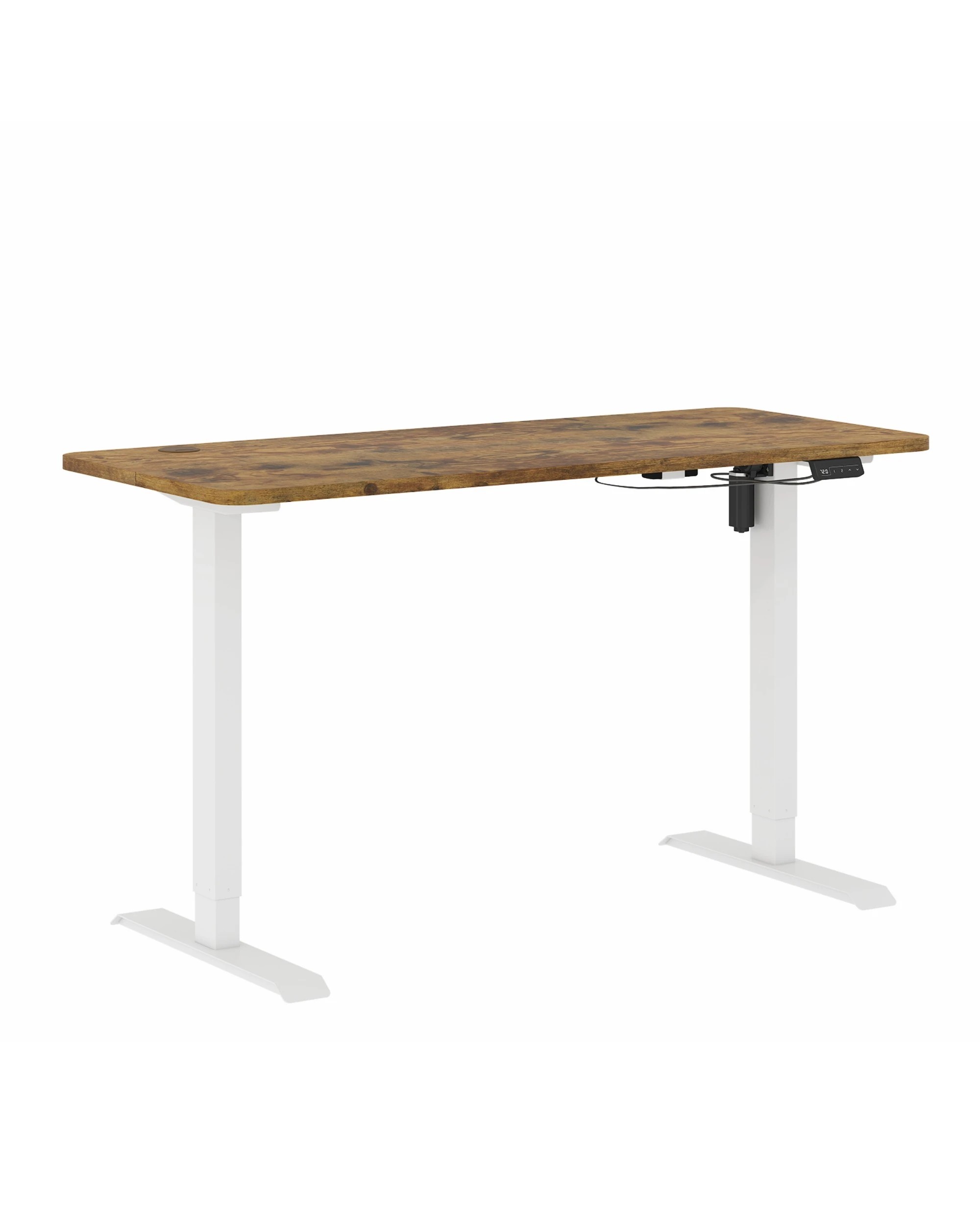 3 Advwin Electric Standing Desk Adjustable Height Ergonomic - Brown, 3 of 3