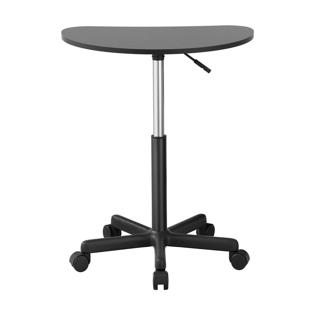 3 Artiss Laptop Desk Portable Height Adjustable Table Caster Wheels 60CM - Black, 3 of 6