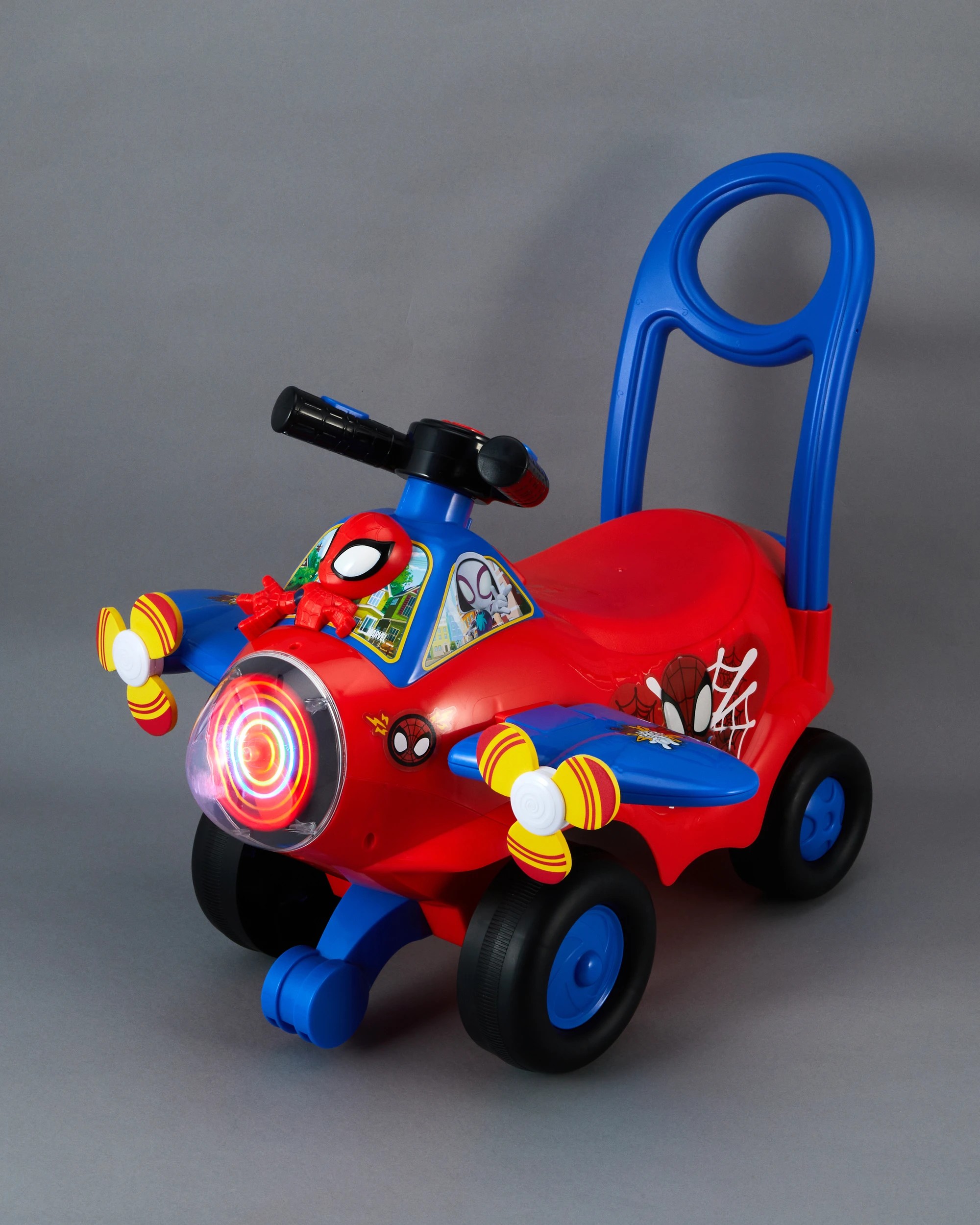 8 Disney Junior Spidey and Amazing Friends Lights ‘n’ Sounds Activity Plane, 8 of 9