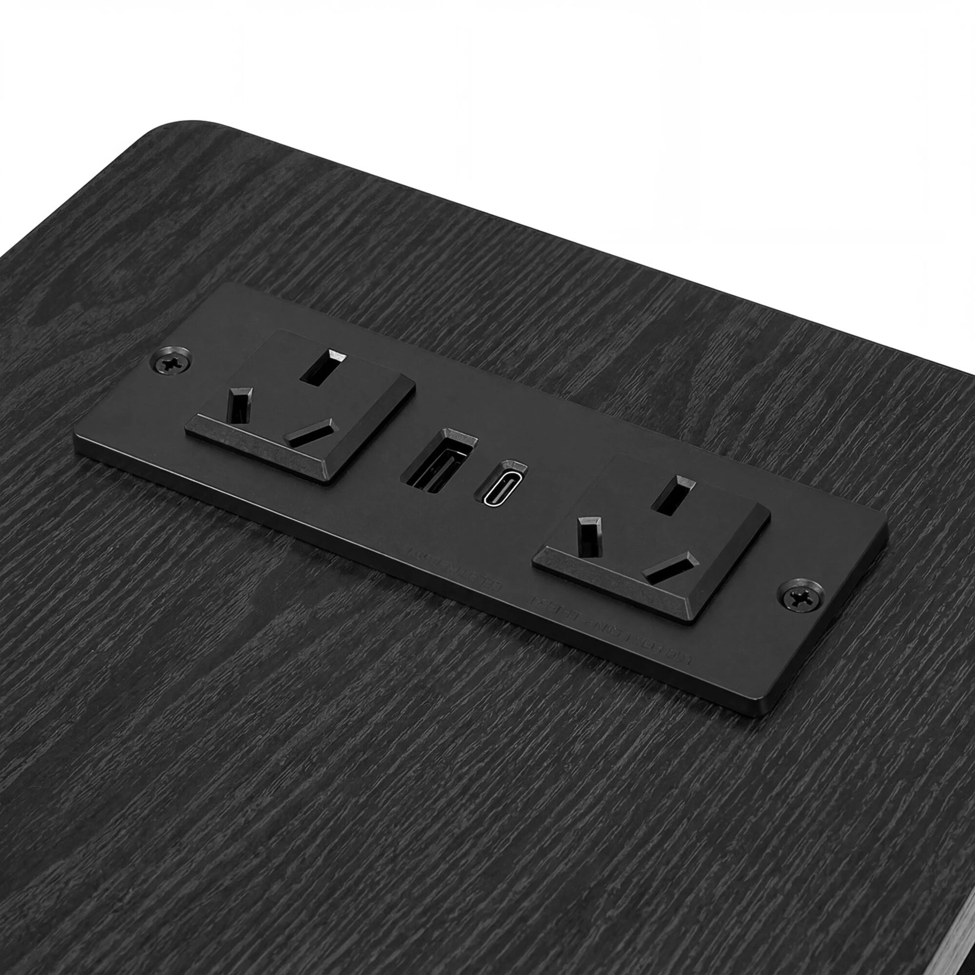 4 Levede Bedside Table Slim Bedside Table with LED Charging Station, 4 of 7