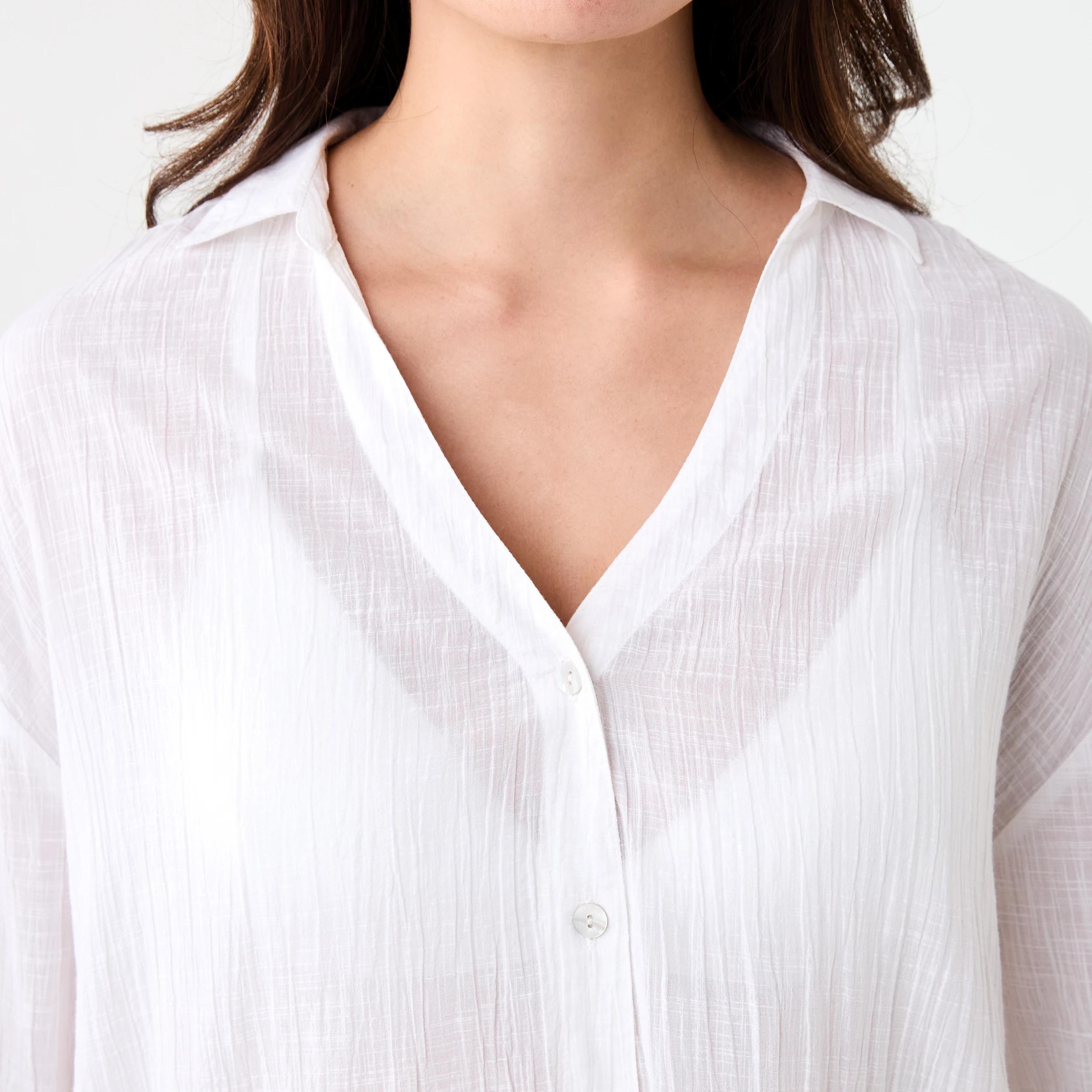 6 Cover Up Shirt WHITE, 6 of 10