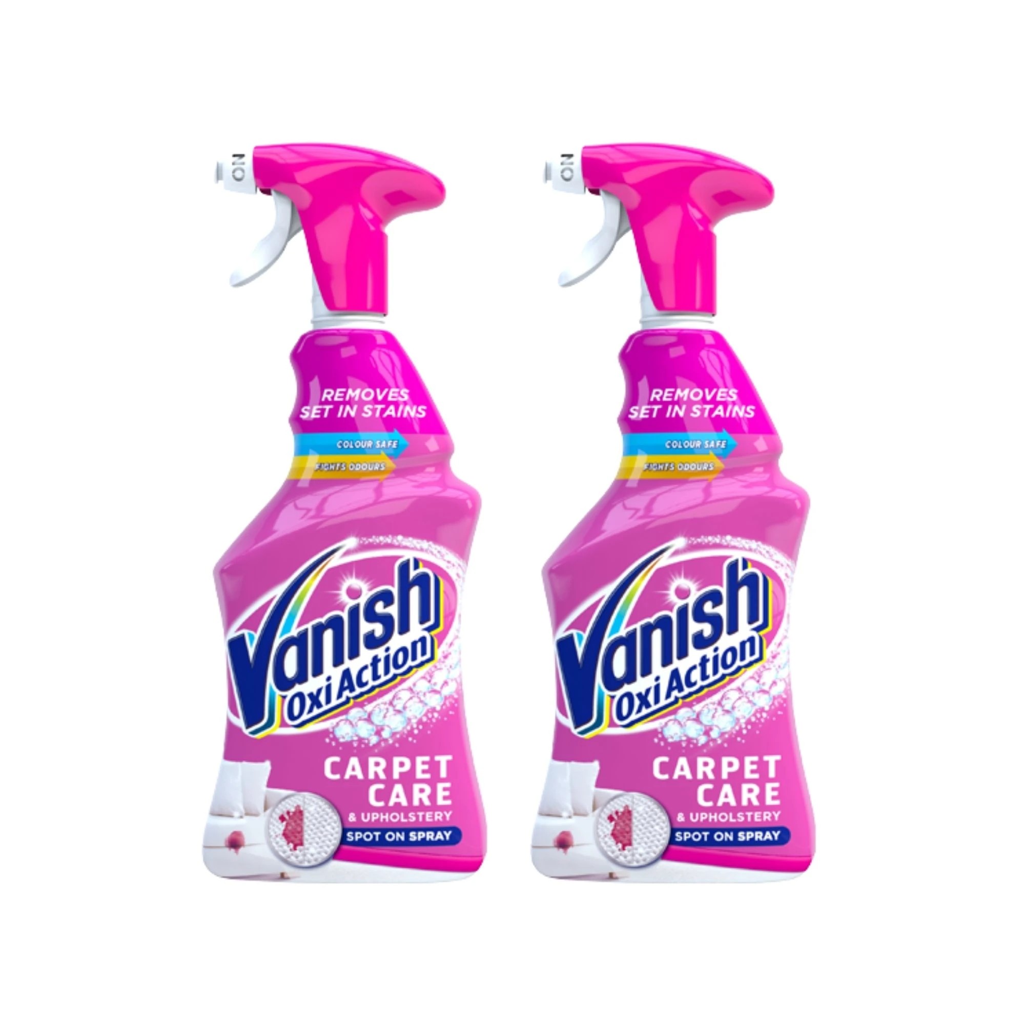 1 Vanish Oxi Action 500Ml Carpet & Upholstery Stain Remover Spray Spring Flowers X2, 1 of 1