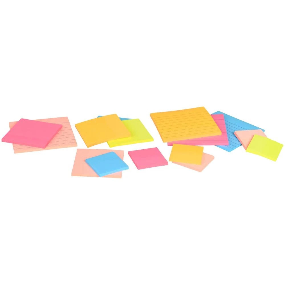 4 J.Burrows Stick-It Notes Assorted Sizes Carnivale 15 Pack, 4 of 4