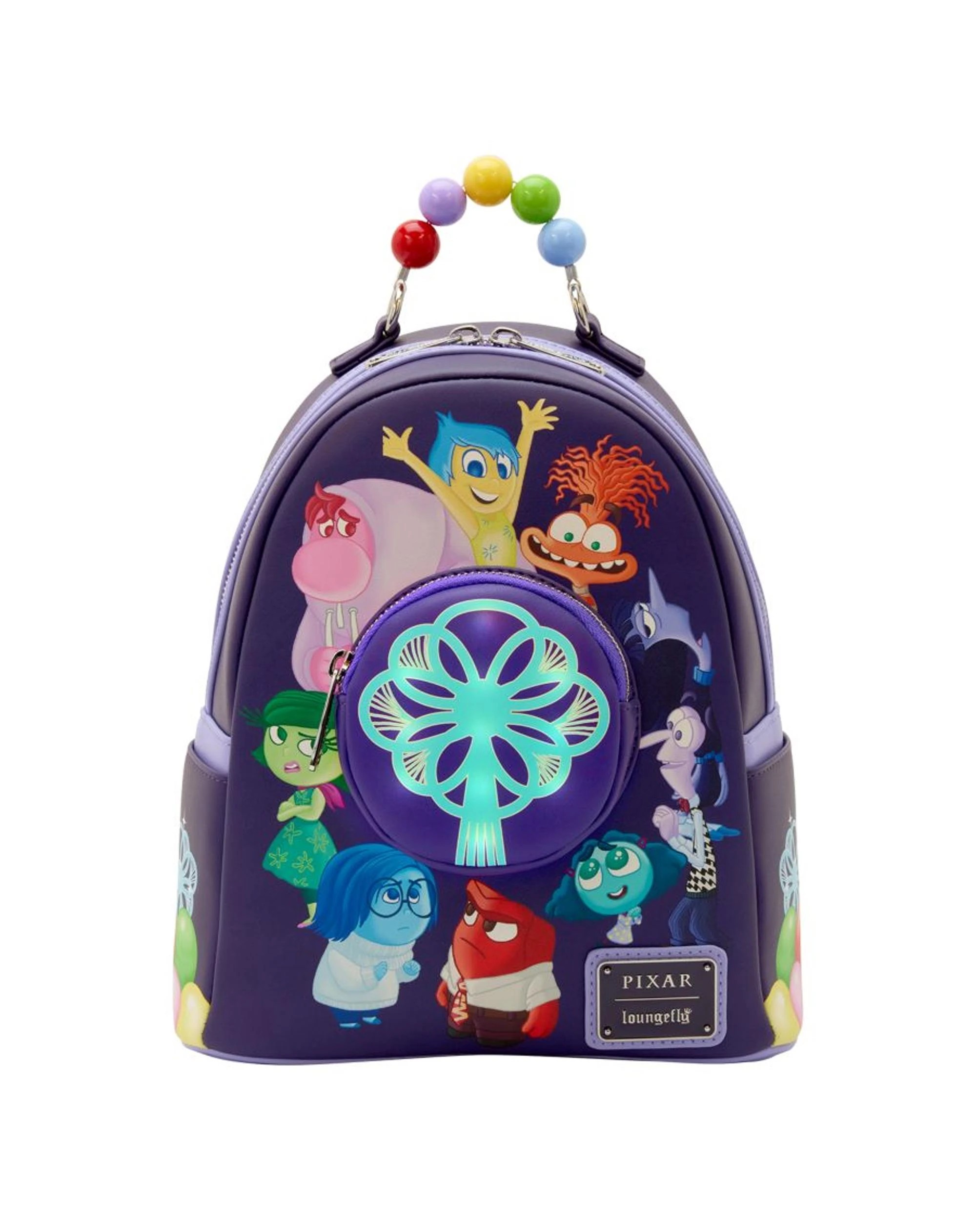 4 Loungefly Inside Out 2 Emotions Per-sonified Light-Up Mini Backpack, 4 of 7