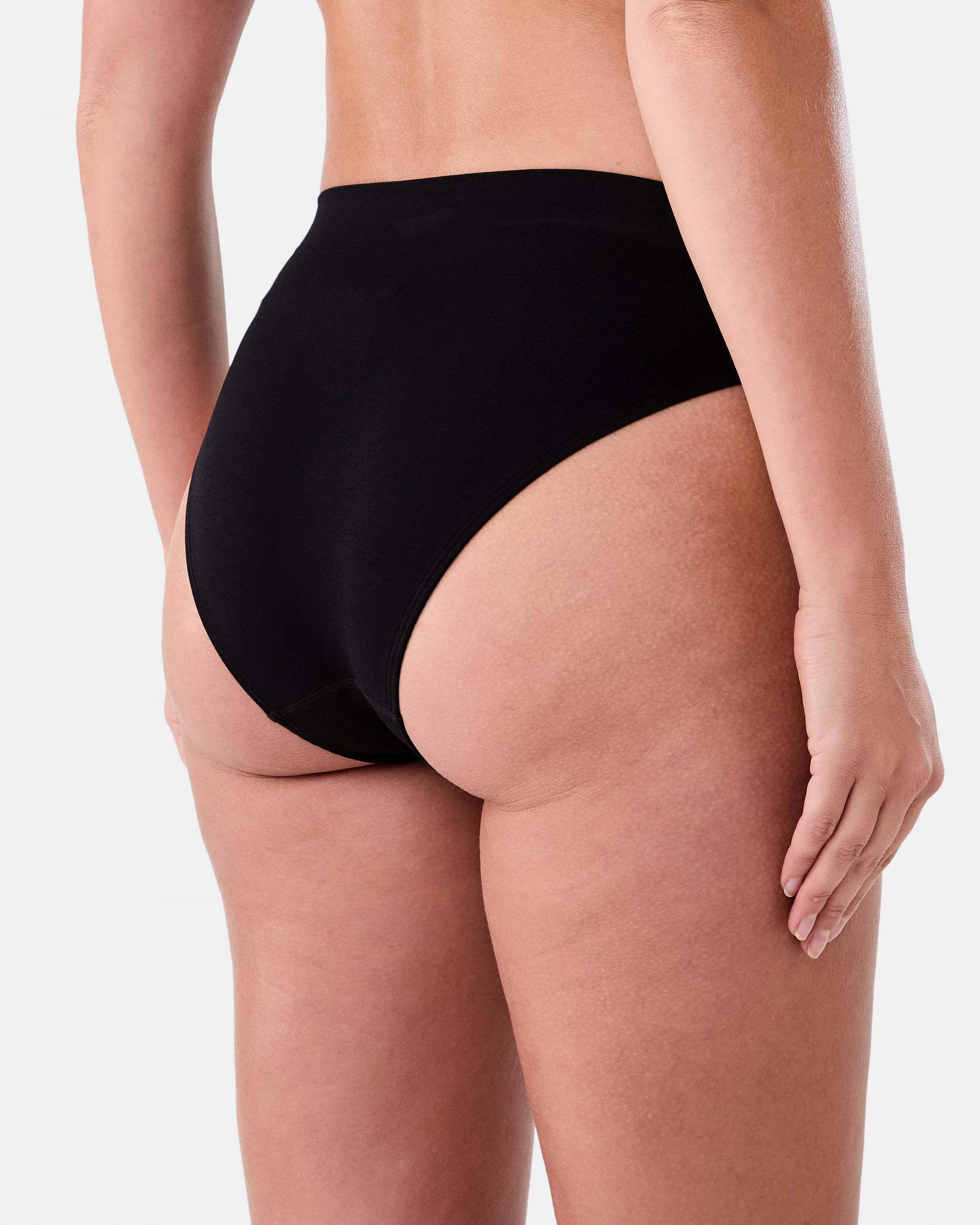 4 3 Pack Seamfree Bikini Briefs Blk Lf Blk, 4 of 5