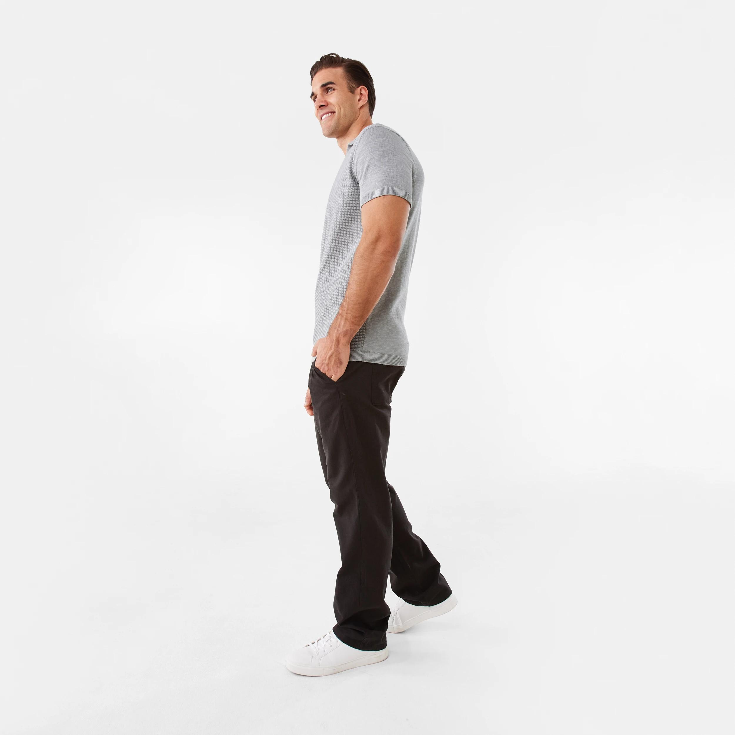 3 Knit Polo Shirt SLUB MARLE, 3 of 10