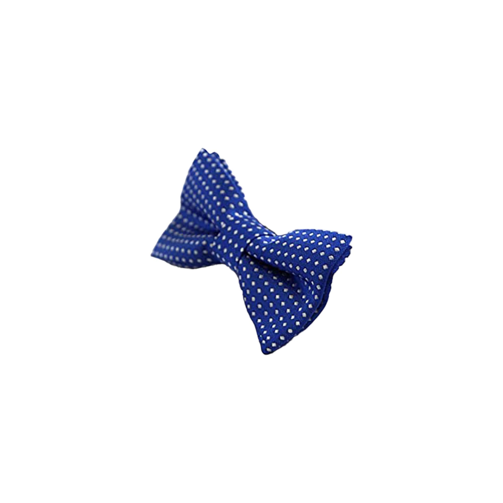 5 Zasel Boys Blue Bow Tie With White Polka Dots - Multi, 5 of 5