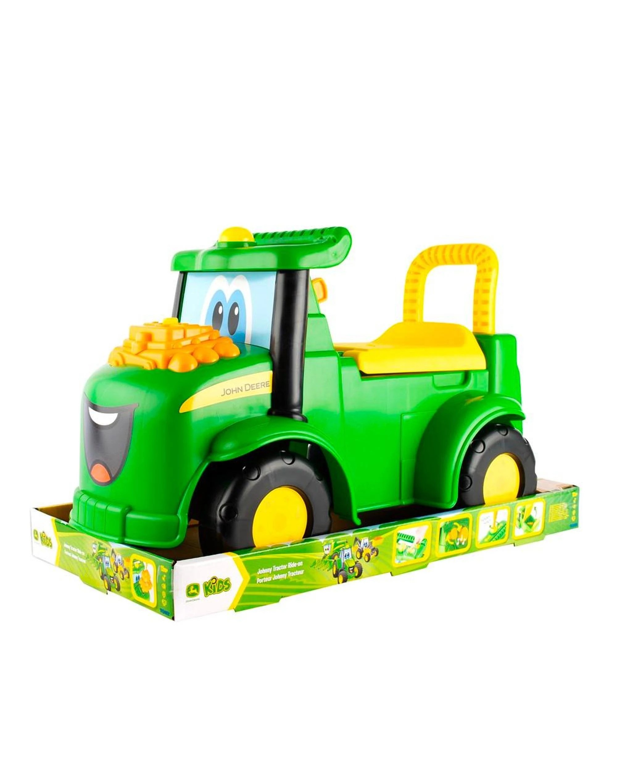 2 John Deere Ride On Johnny Tractor With Lights & Sounds 12m, 2 of 3