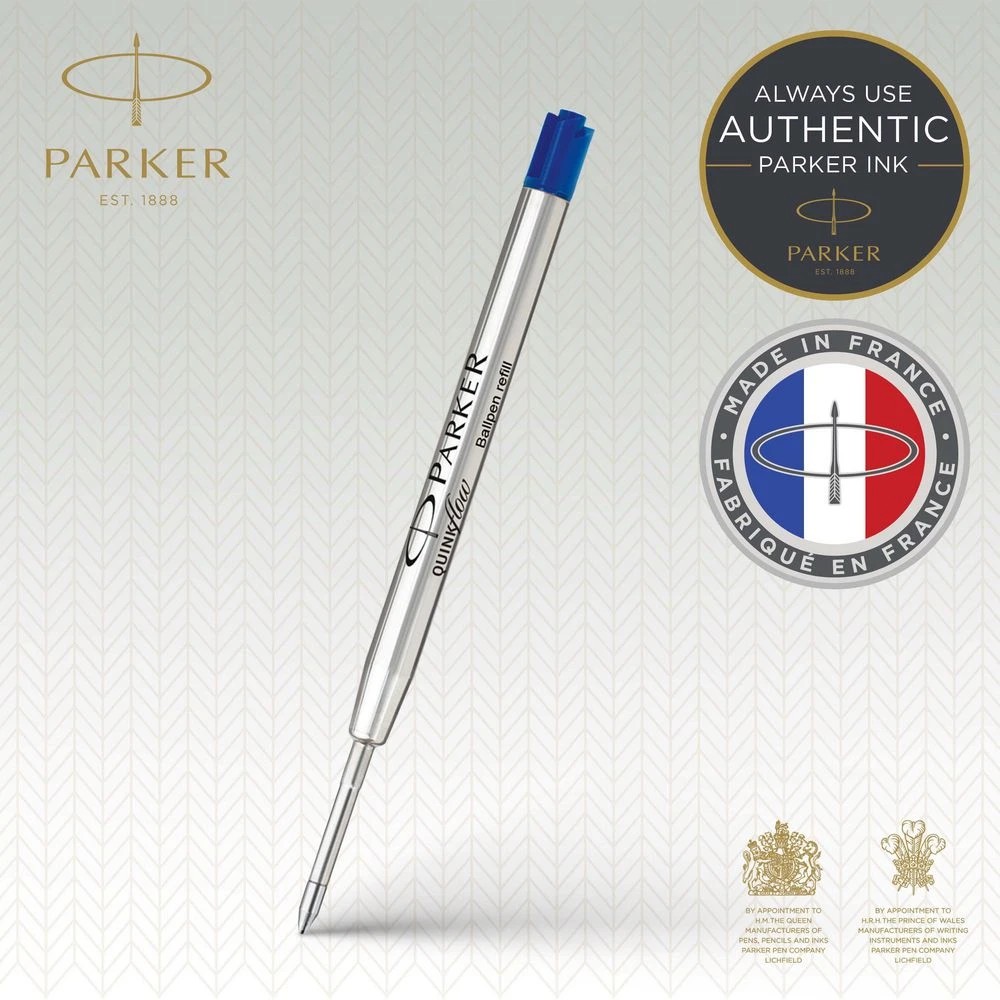 4 Parker Ballpoint Refill Fine Blue, 4 of 9