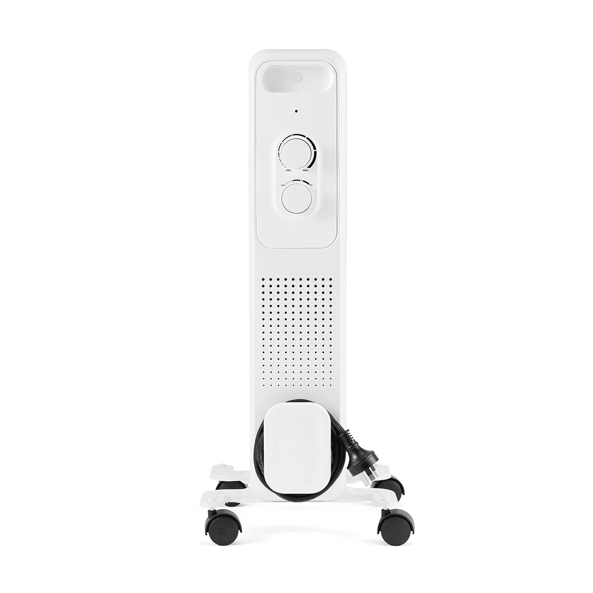 5 5 Fin Oil Heater - White, 5 of 8