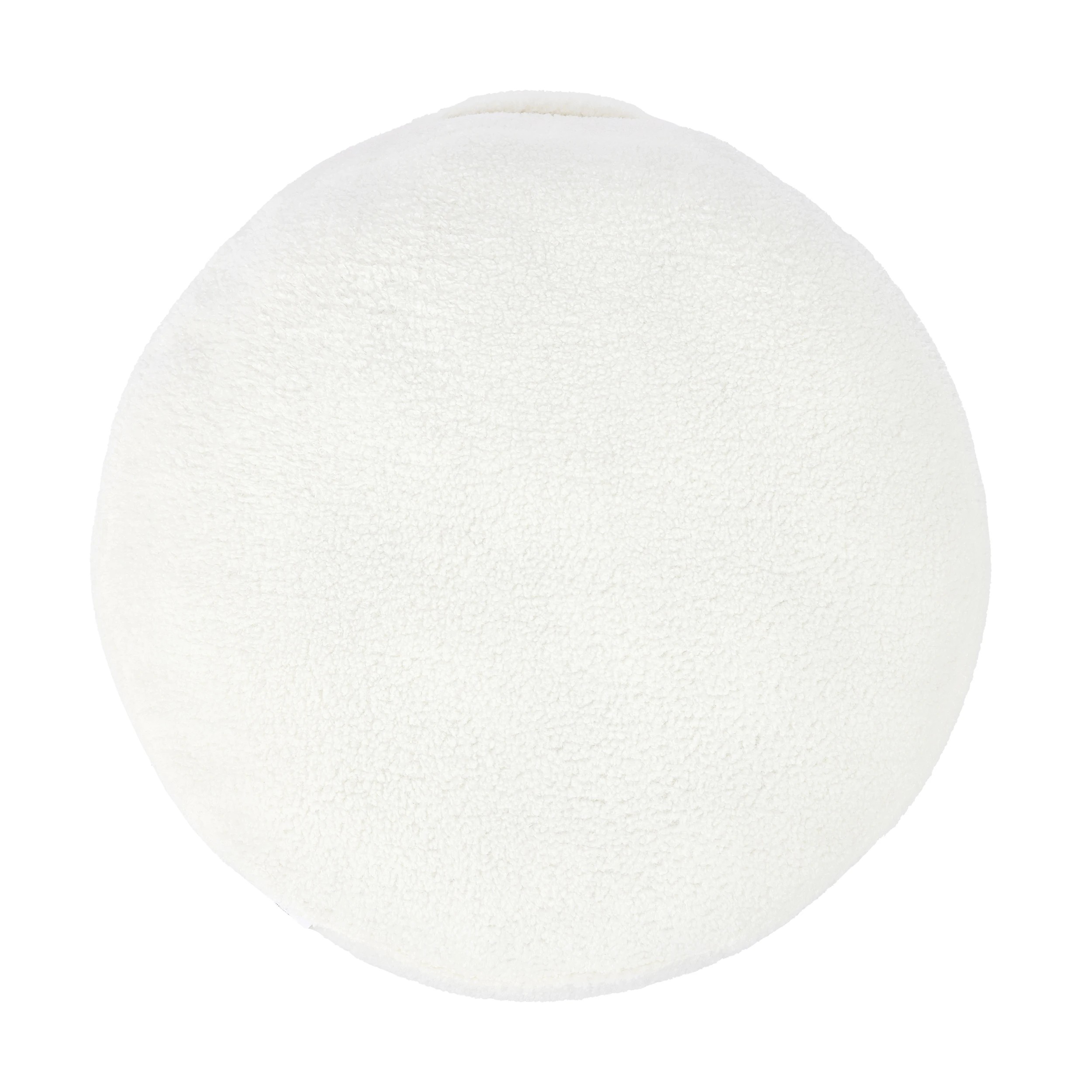 6 Boucle Floor Cushion - White, 6 of 6