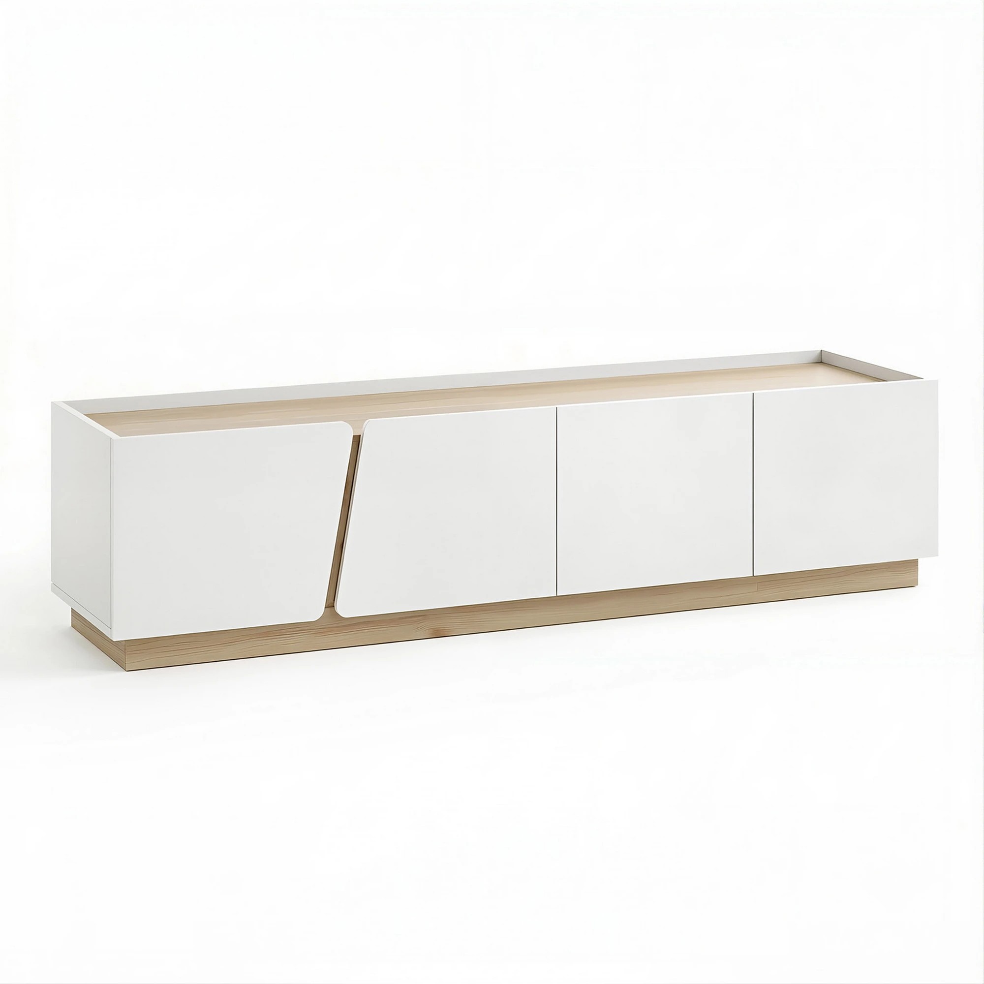 1 Artiss 180cm TV Unit Entertainment Unit Storage Cabinet Living Room - Grey, 1 of 10