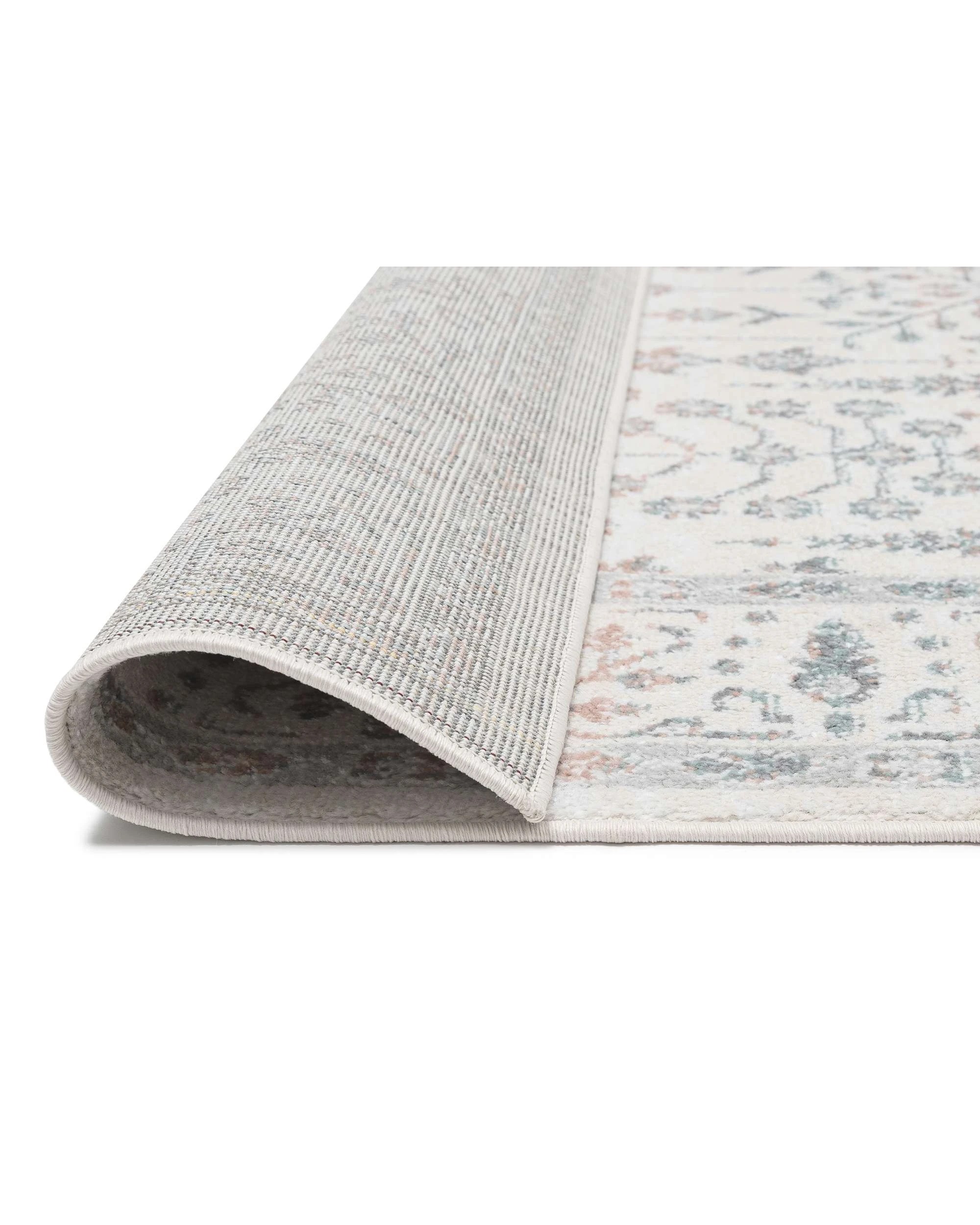 5 Loopsie Albury Traditional Floral Rug-230cm x 160cm - White, 5 of 8