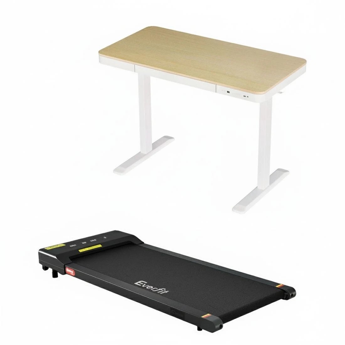 9 Artiss Electric Treadmill with 120cm Automatic Standing Desk Walking Pad 400mm - Multi, 9 of 9