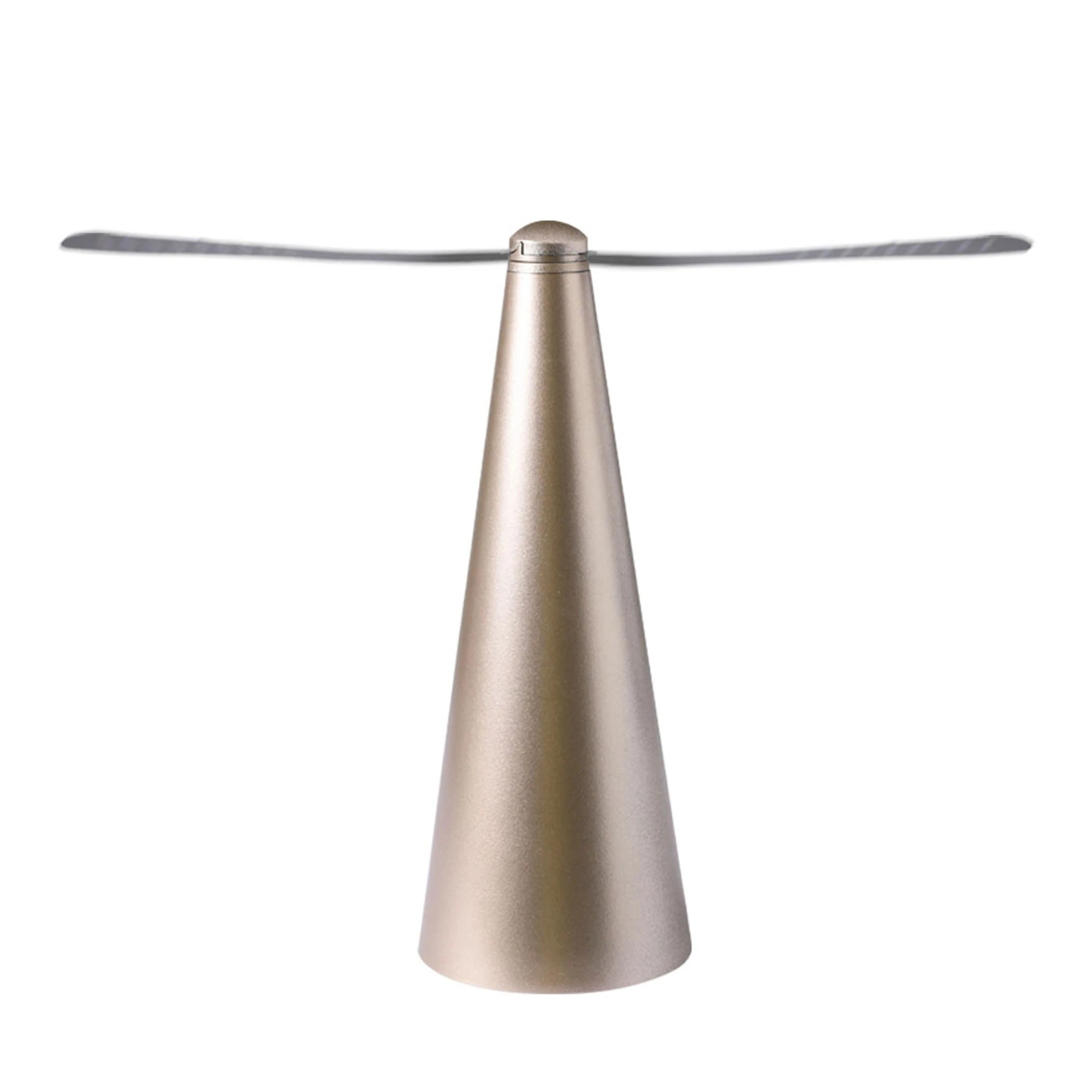 2 Lambu Chemical Free Fly Repellent Fan In Rose Golden Colour With Pothook, 2 of 5