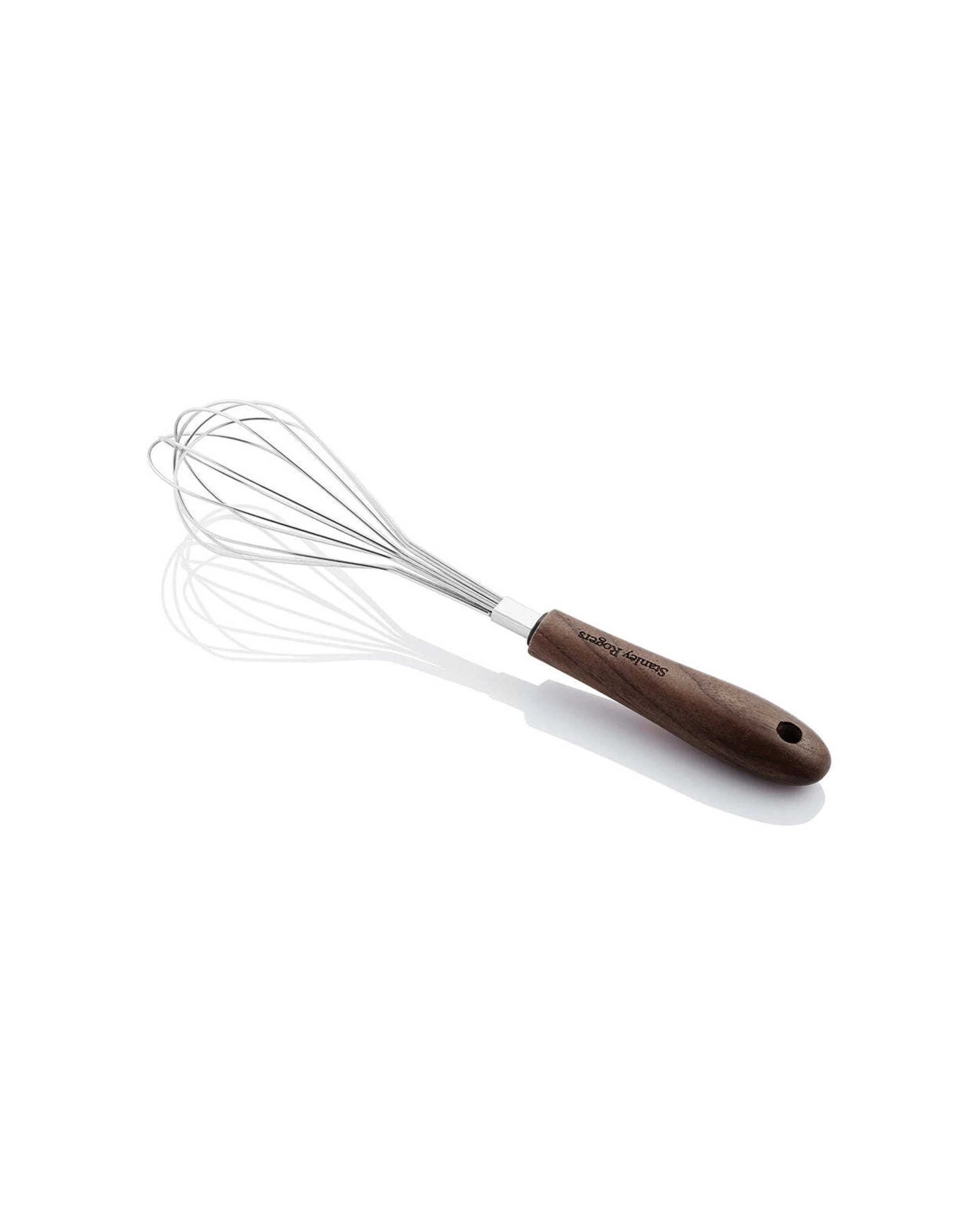 2 Stanley Rogers 2PK Premium Embossed Walnut Stainless Steel Whisk 18cm - Silver, 2 of 4