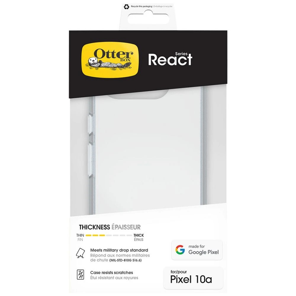 5 OtterBox React Case Pixel 10a Clear, 5 of 5